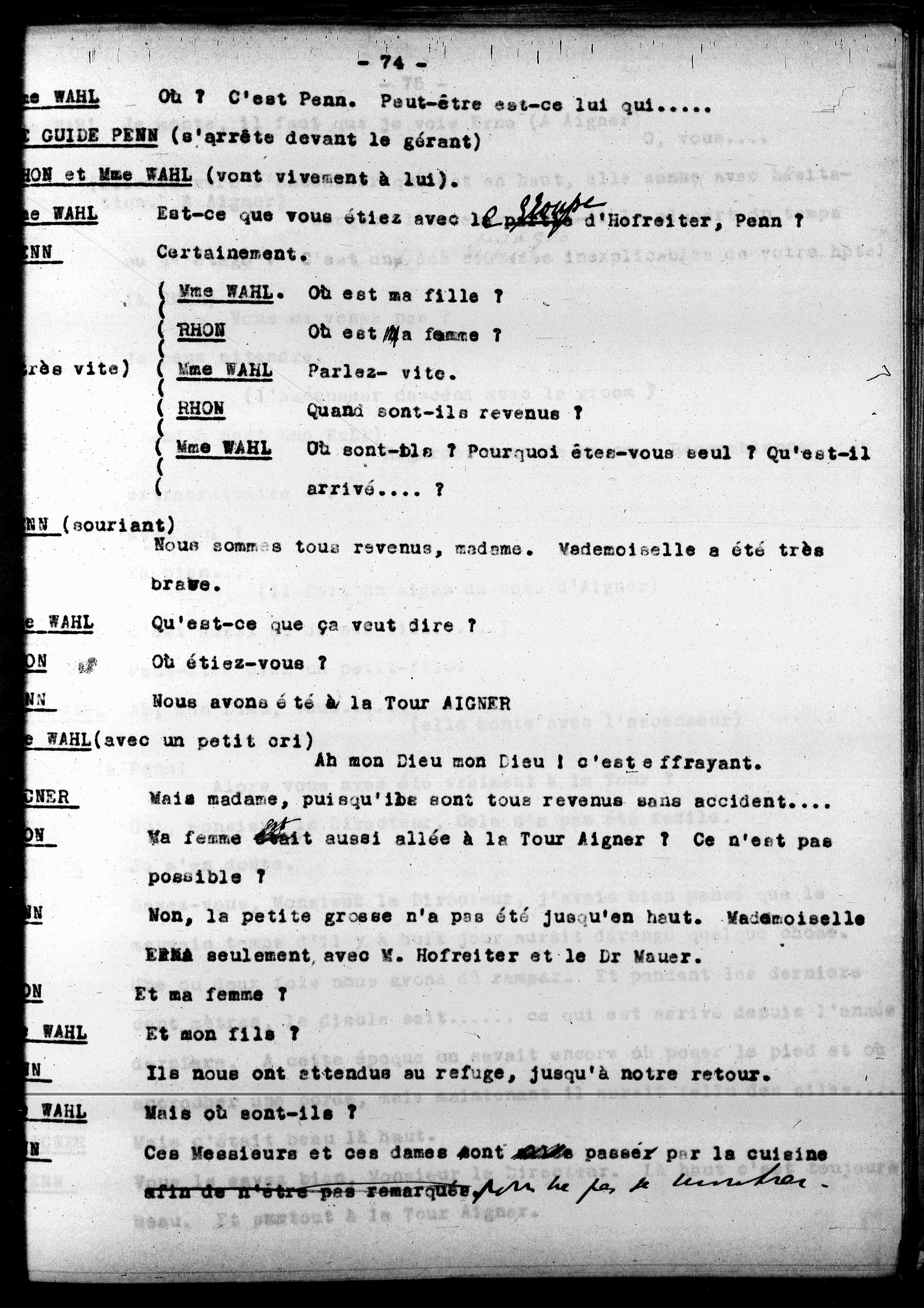 Vorschaubild für Französischsprachige Übersetzungen III Le Pays Inconnu, Seite 78