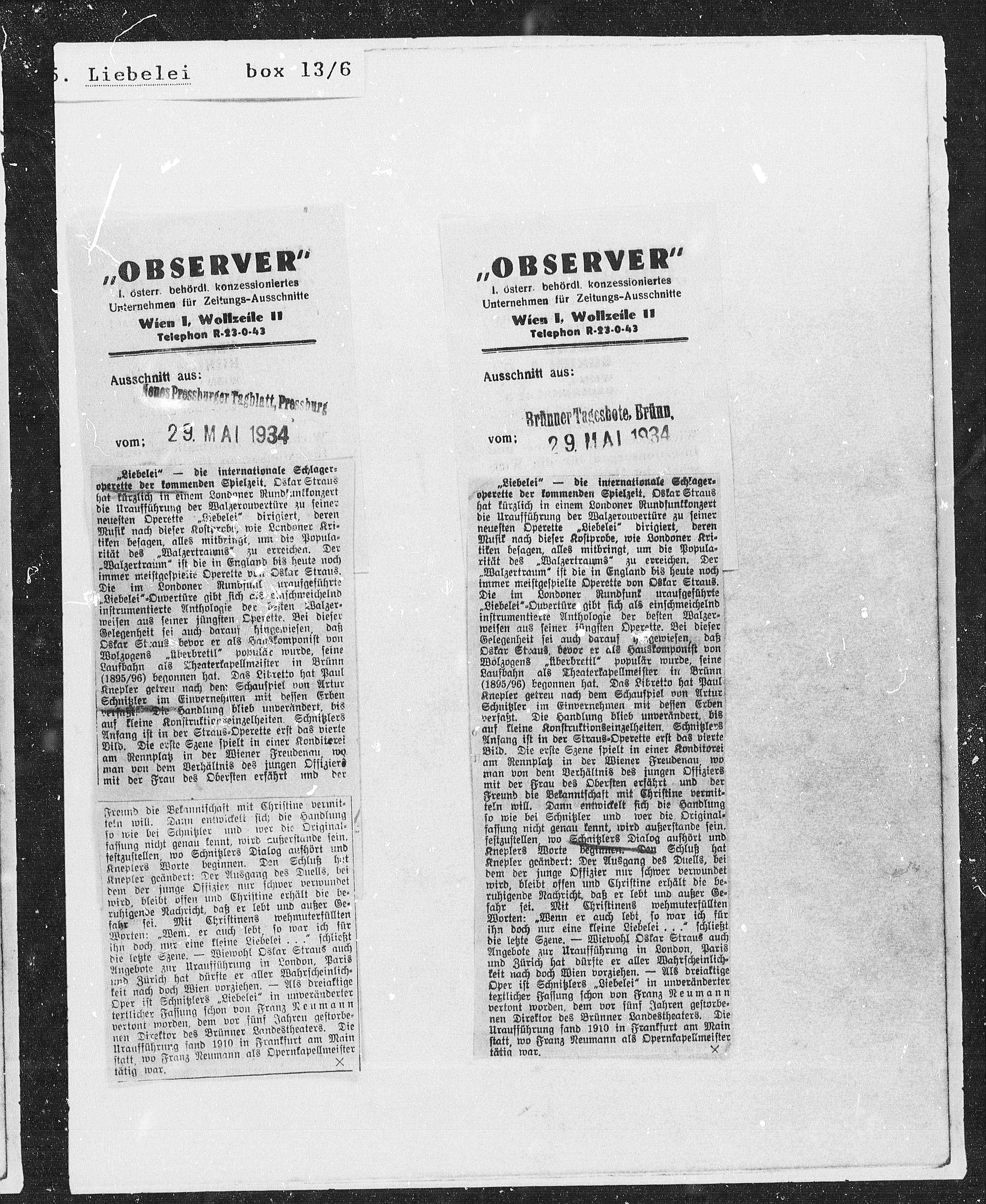 Vorschaubild für Liebelei, Seite 1914