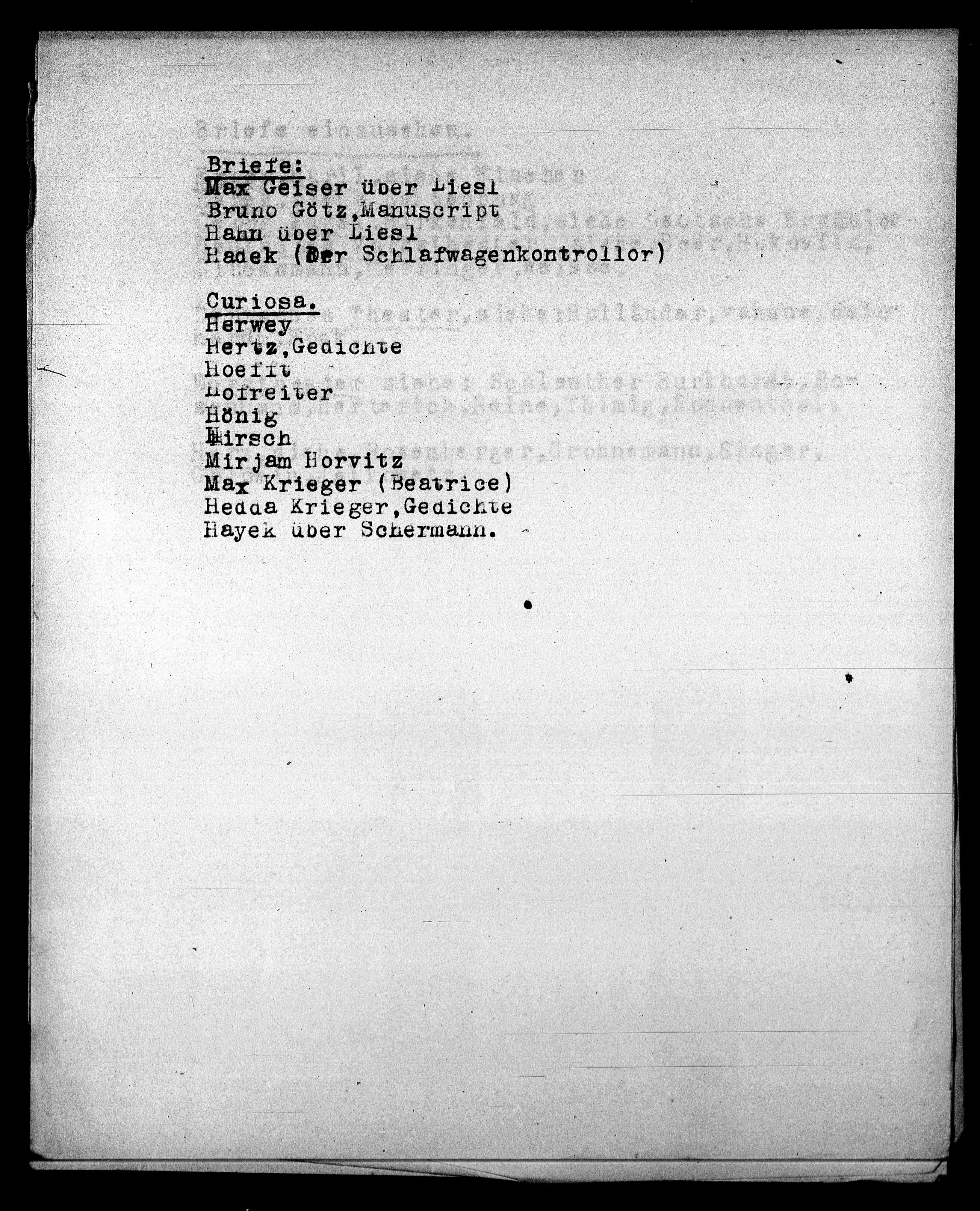 Vorschaubild für Notizen II Briefe und Briefabschriften, Seite 33