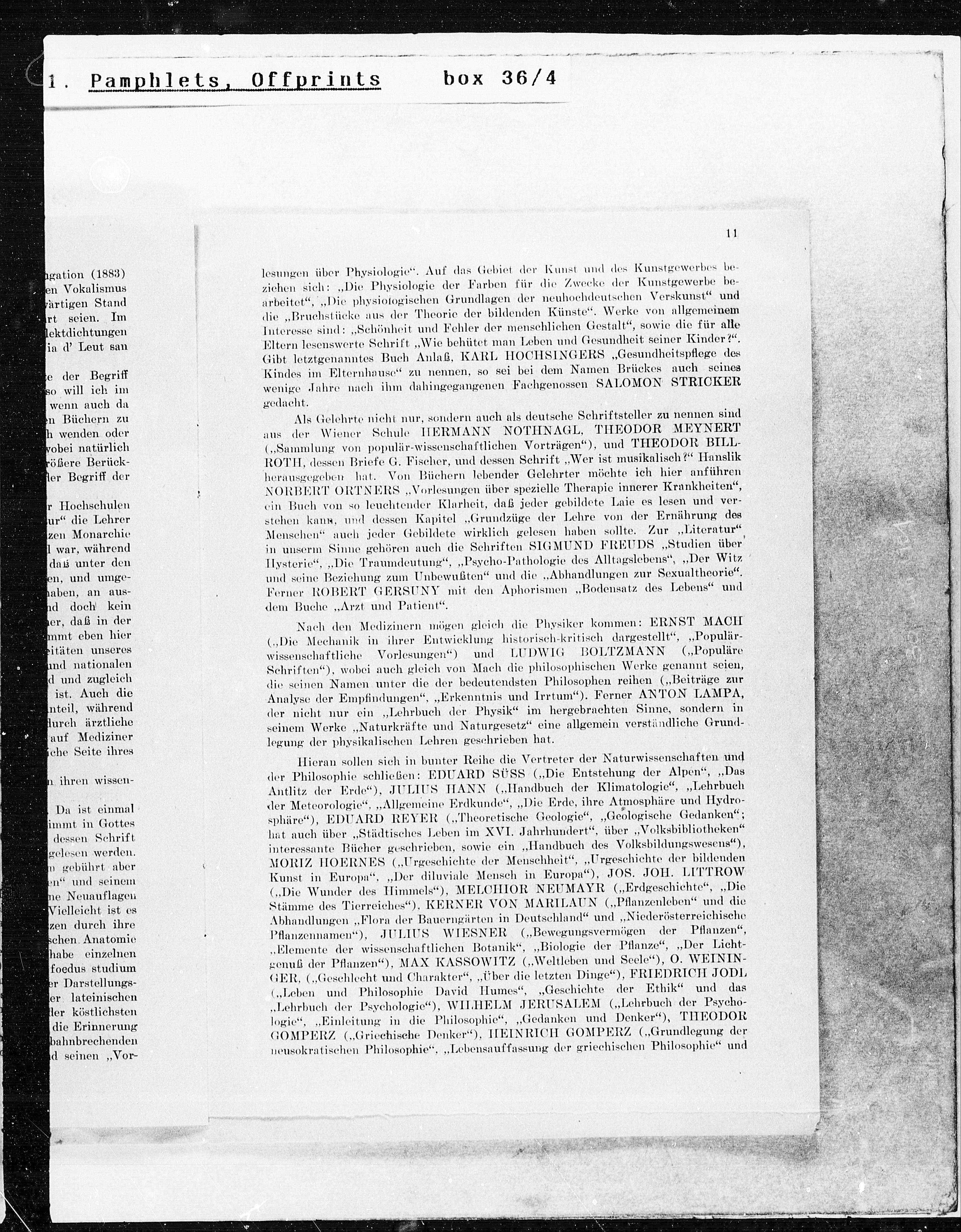 Vorschaubild für Max Burckhard Wiener Literatur, Seite 11