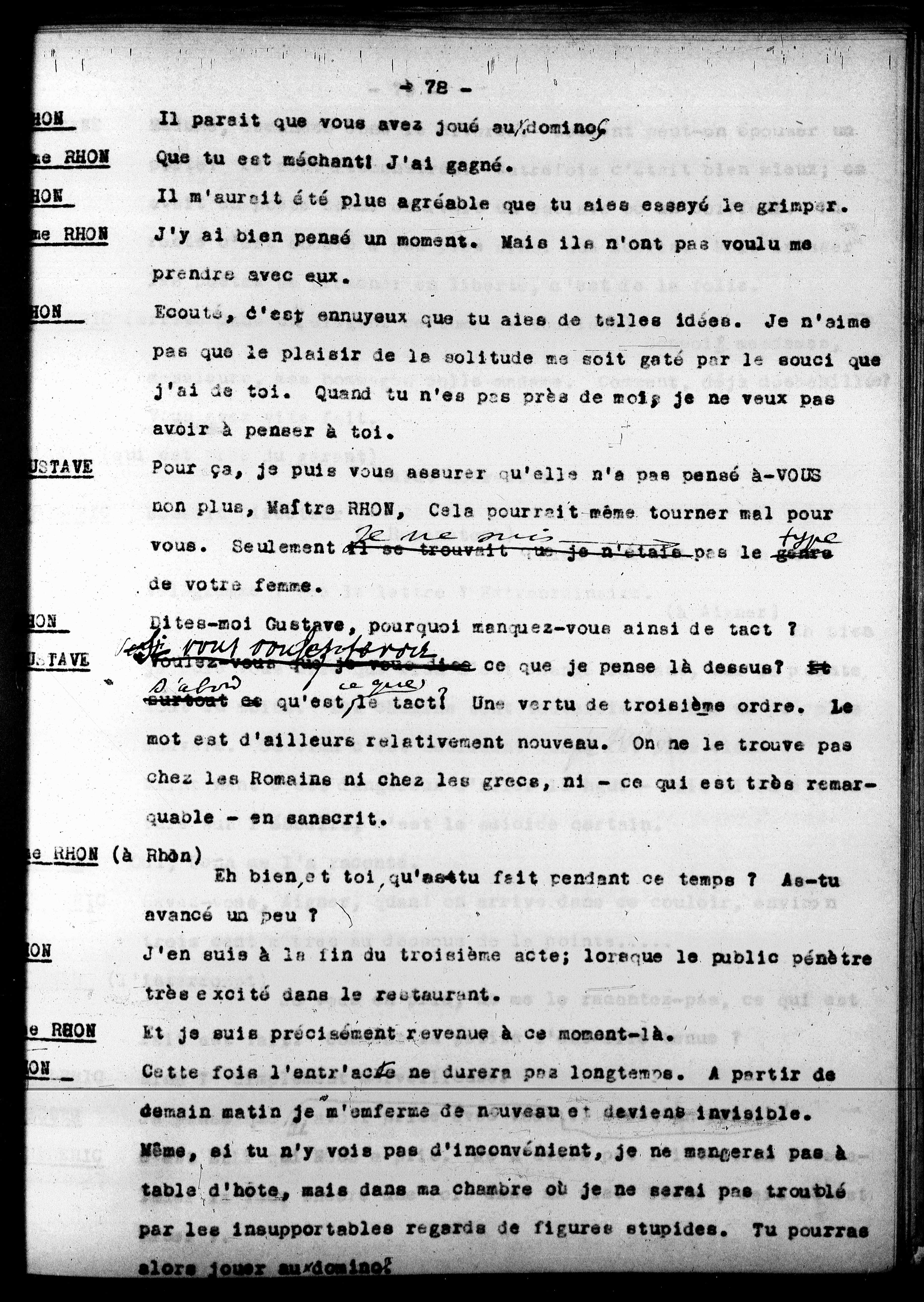Vorschaubild für Französischsprachige Übersetzungen III Le Pays Inconnu, Seite 82