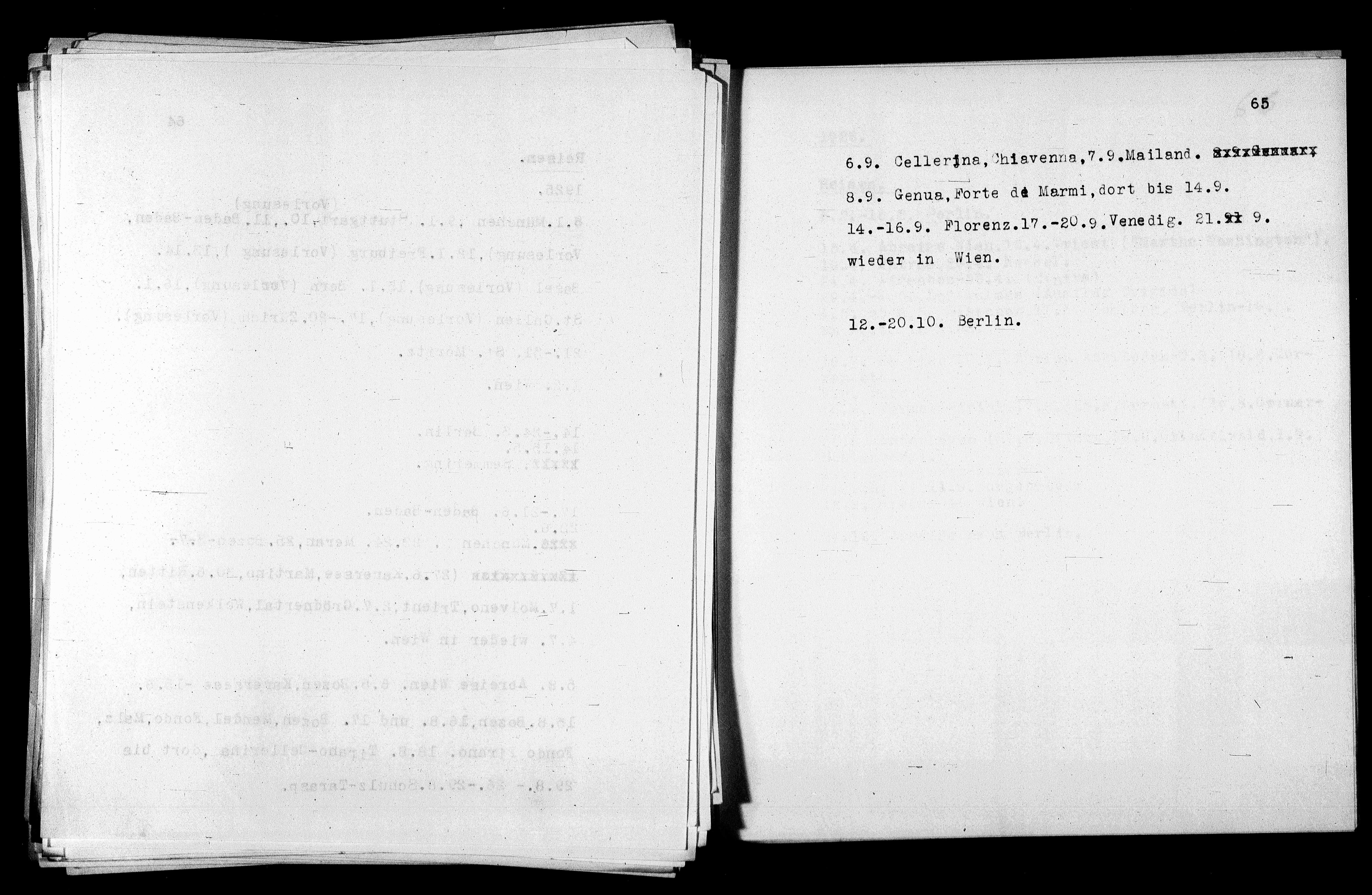 Vorschaubild für Verzeichnis unternommener Reisen 1867-1927, Seite 66