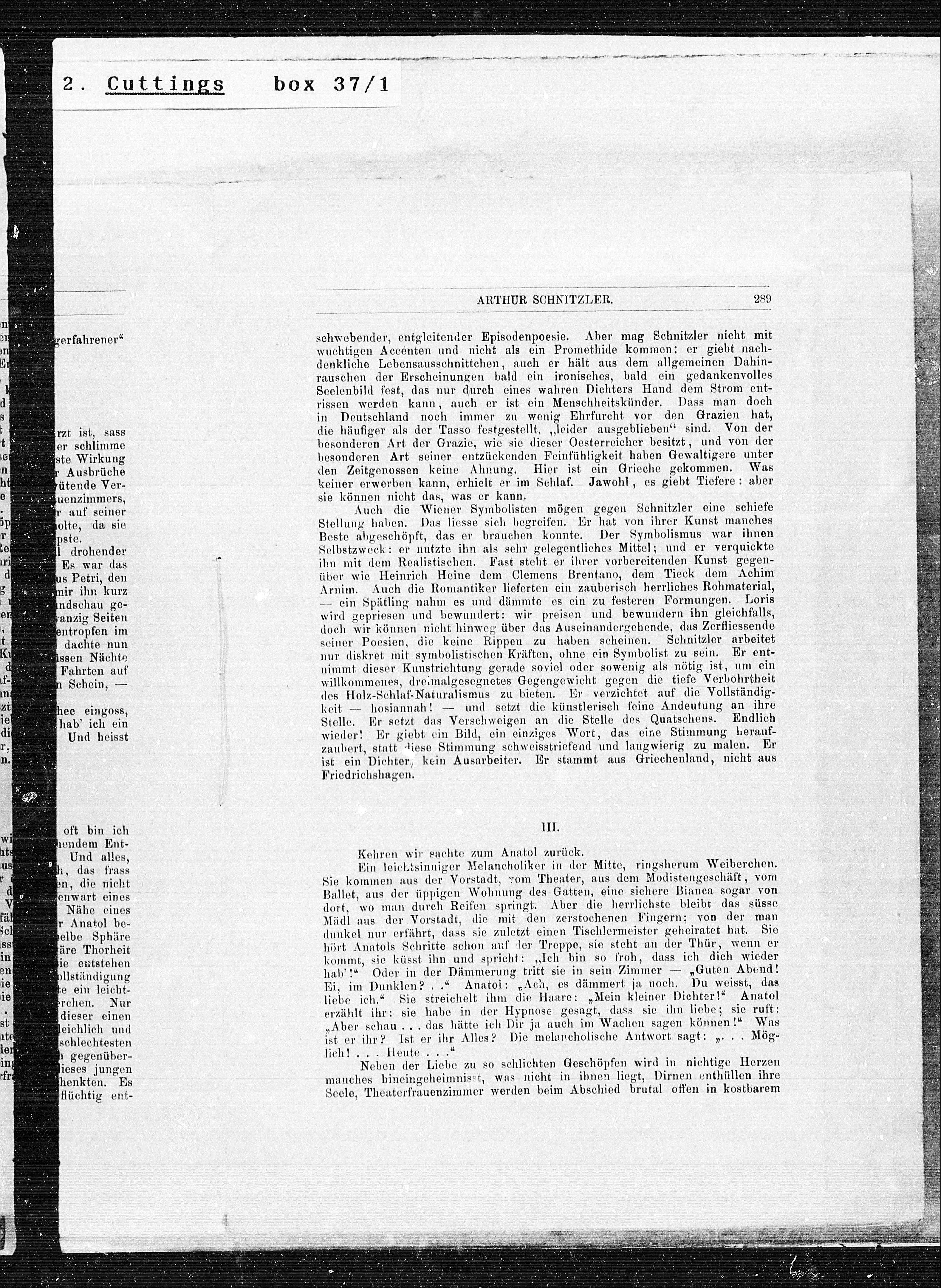 Vorschaubild für Alfred Kerr Arthur Schnitzler, Seite 3