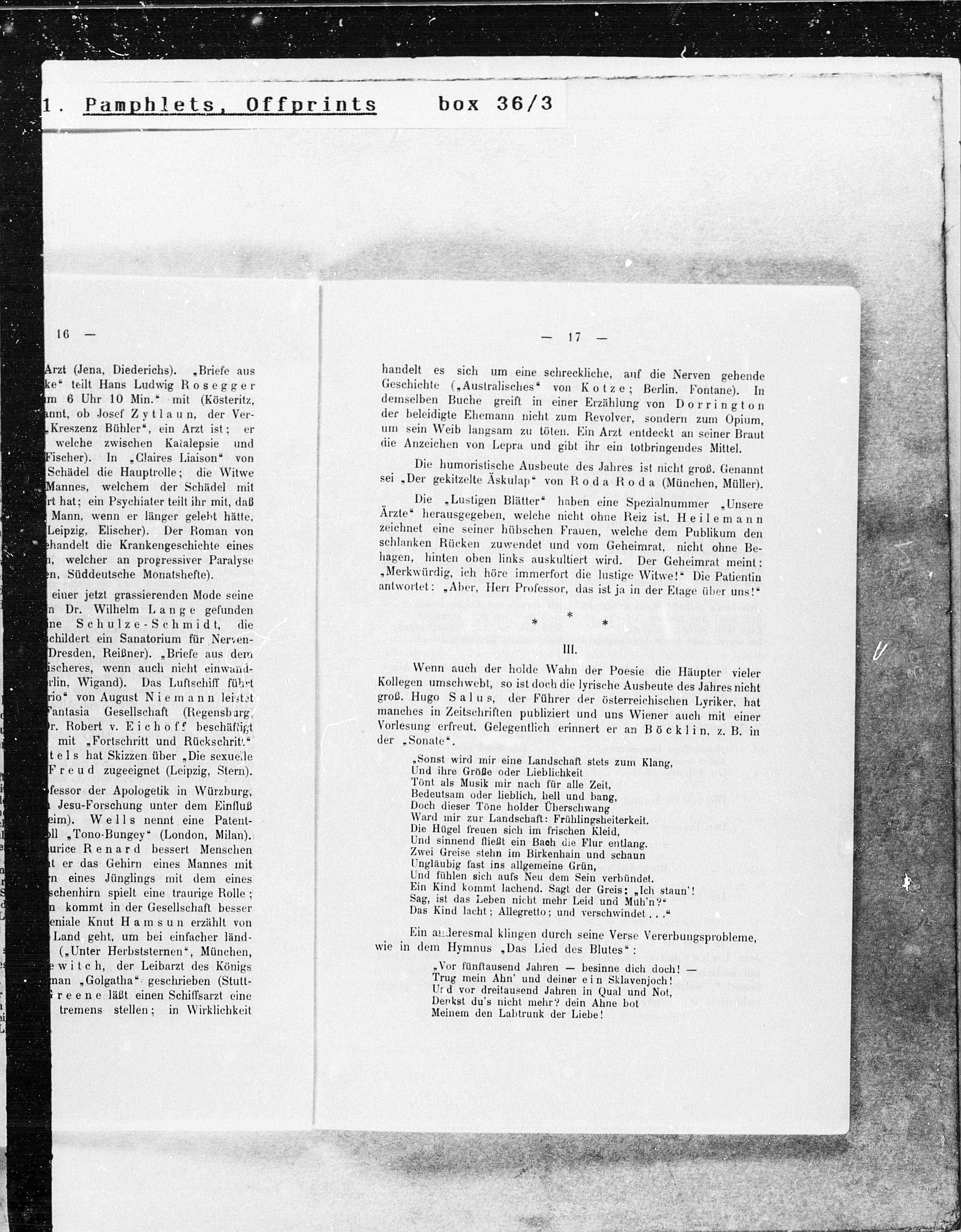 Vorschaubild für Broschüren Sonderdrucke 1904 1910, Seite 16