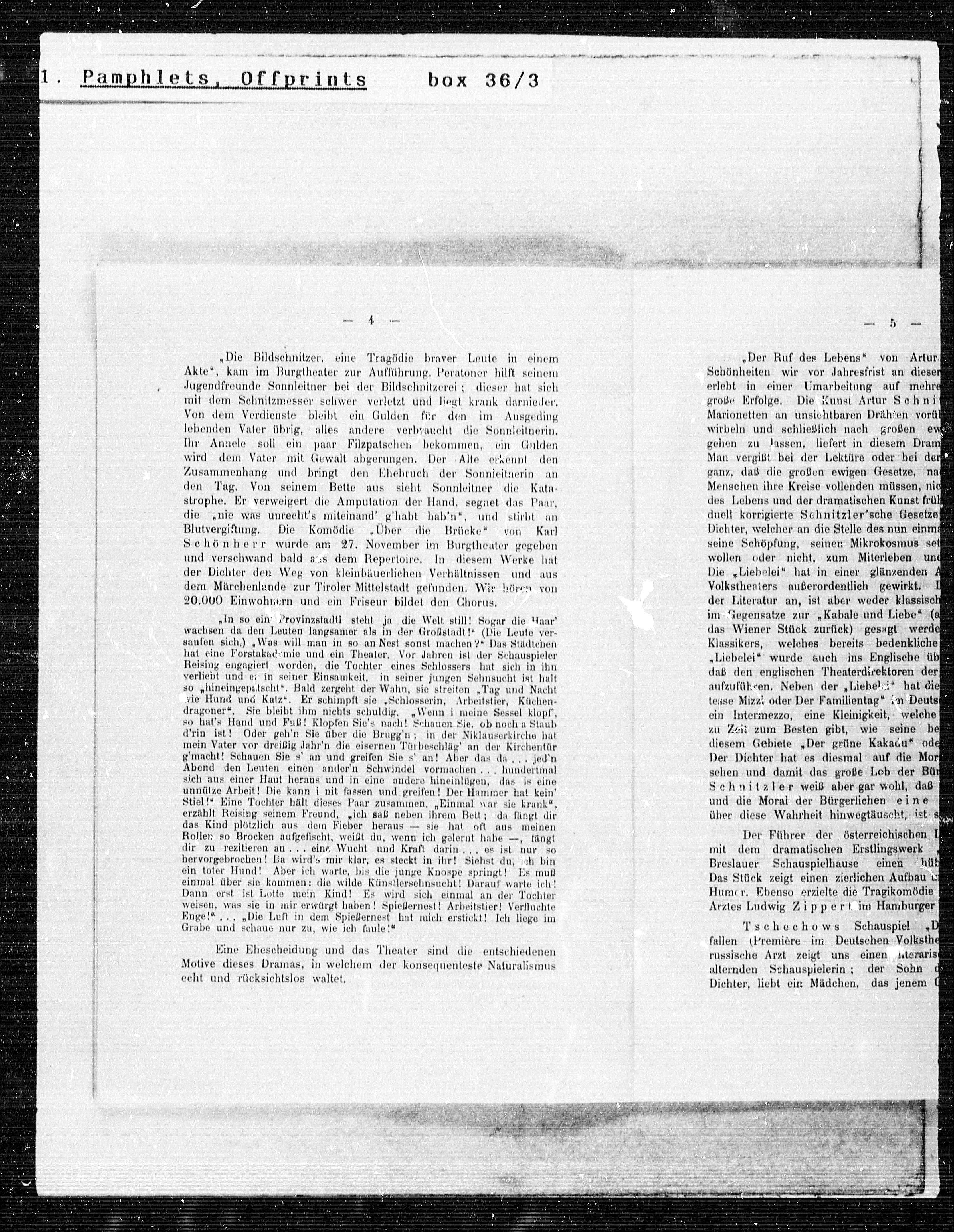 Vorschaubild für Broschüren Sonderdrucke 1904 1910, Seite 3