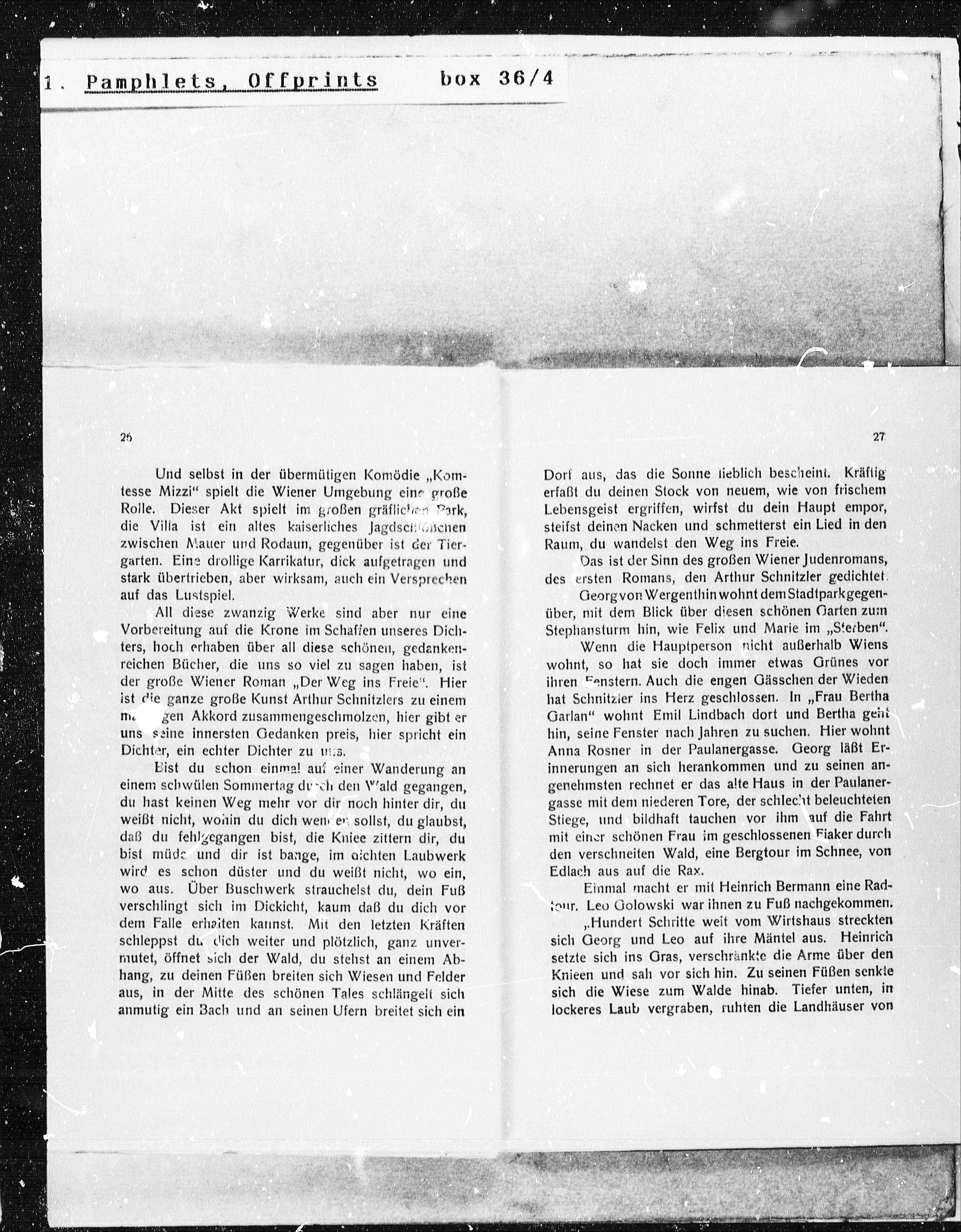 Vorschaubild für Leo Feigl Arthur Schnitzler und Wien, Seite 14