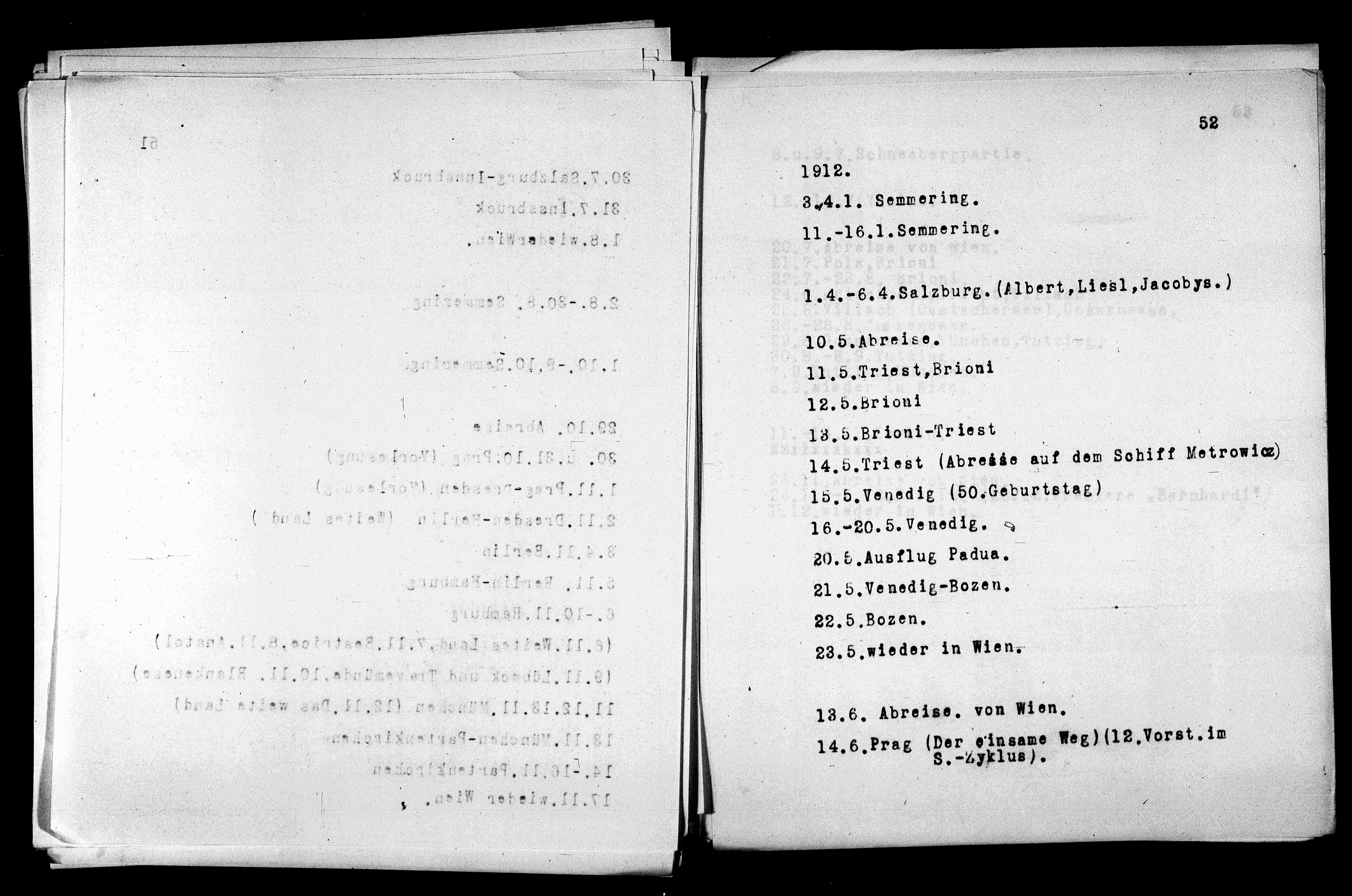 Vorschaubild für Verzeichnis unternommener Reisen 1867-1927, Seite 52