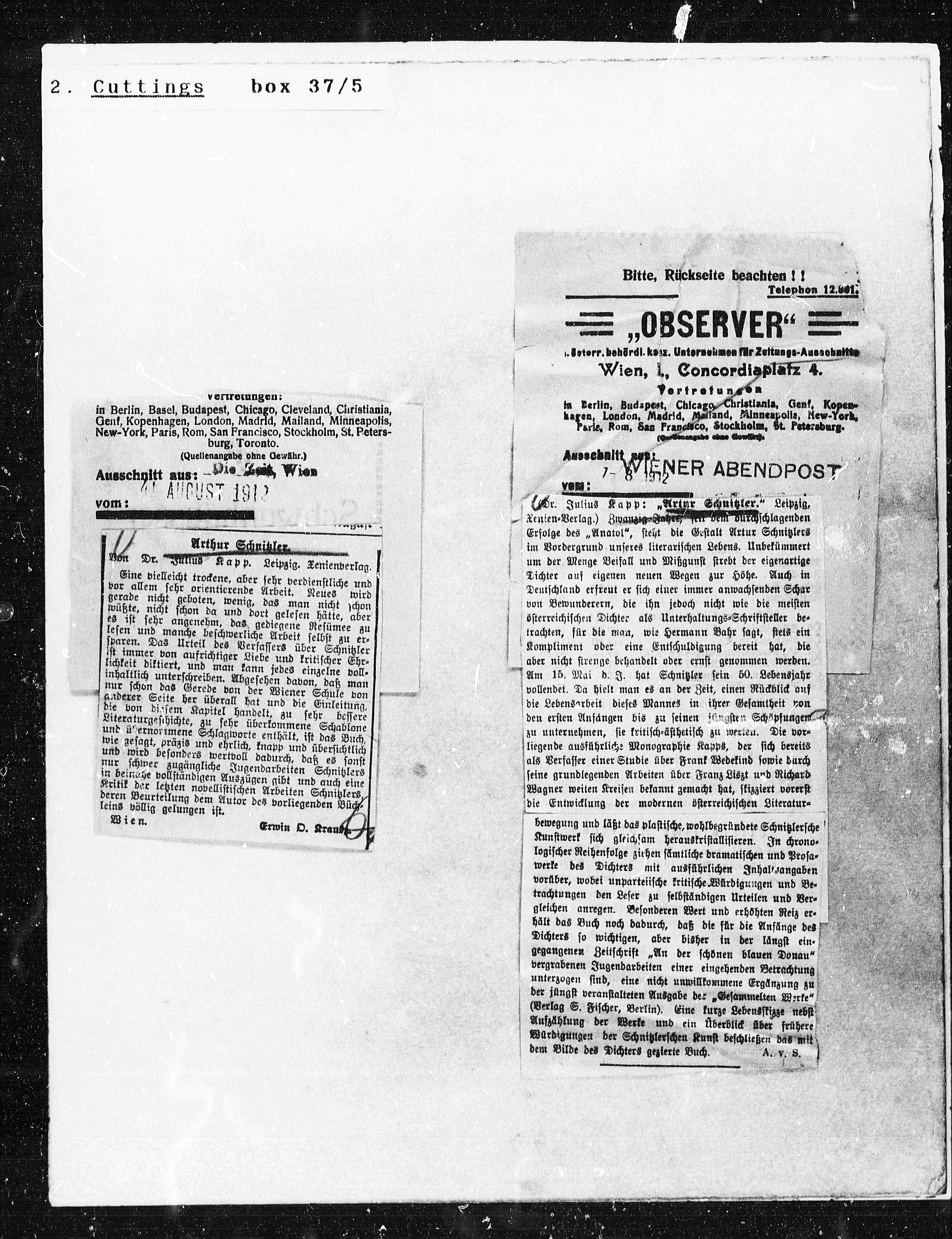 Vorschaubild für Ausschnitte 1912 1914, Seite 1