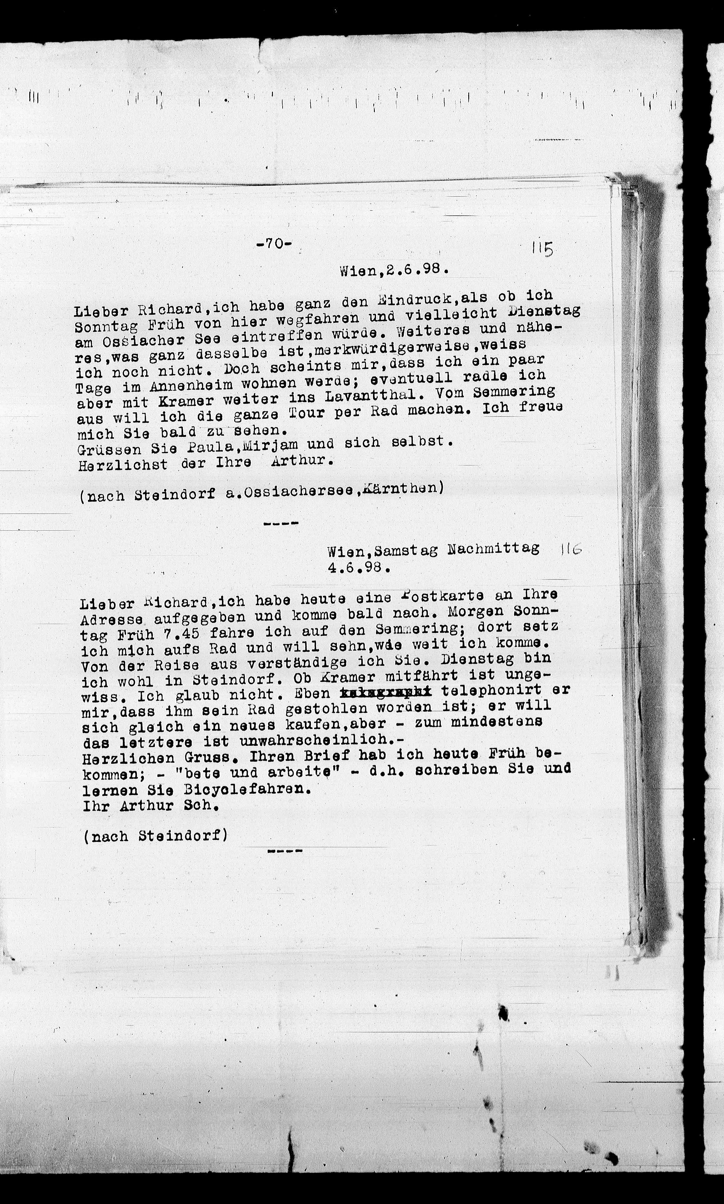 Vorschaubild für Beer-Hofmann, Richard_8.1 Abschrift AS an BH, Seite 75