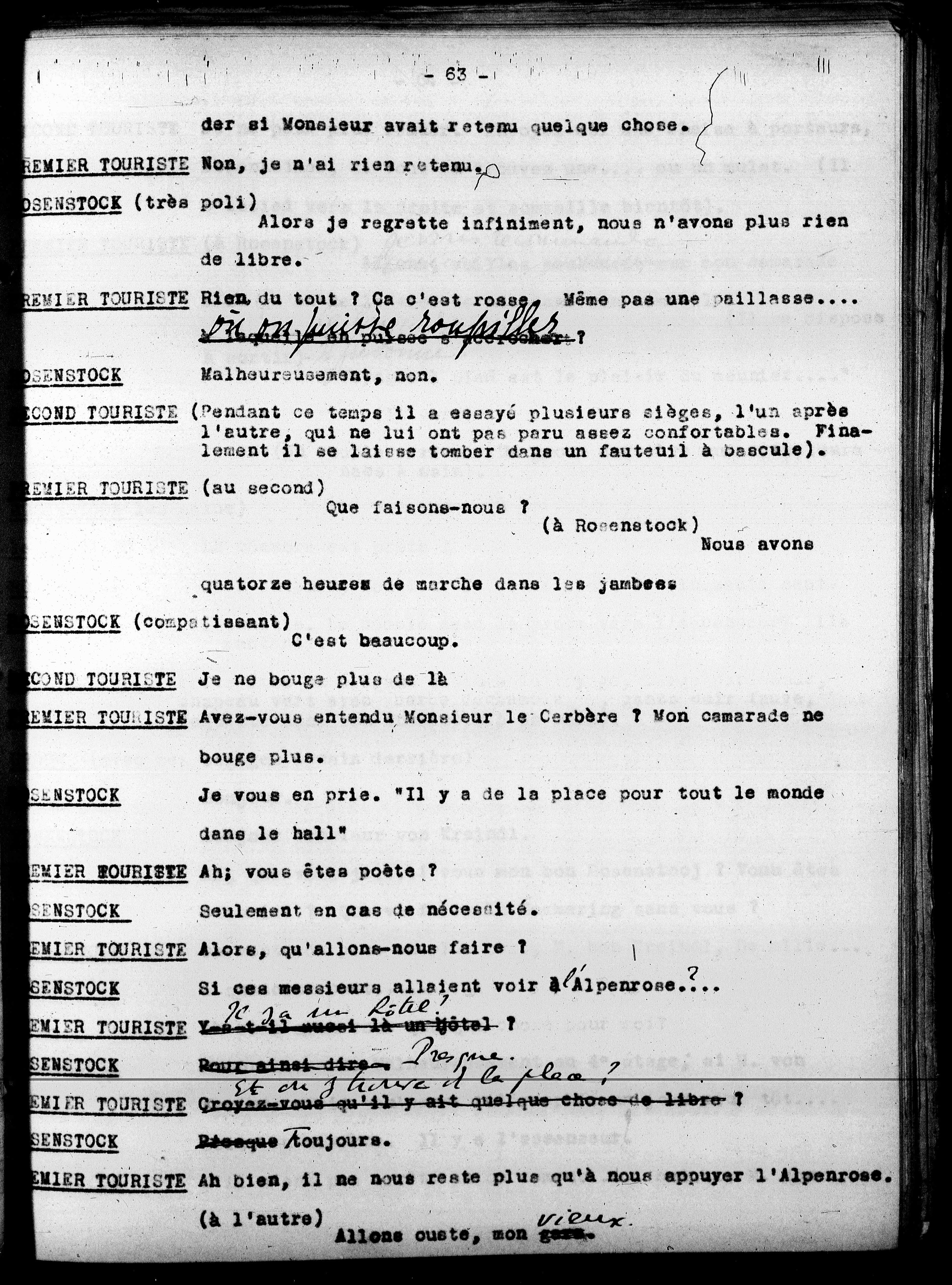 Vorschaubild für Französischsprachige Übersetzungen III Le Pays Inconnu, Seite 67
