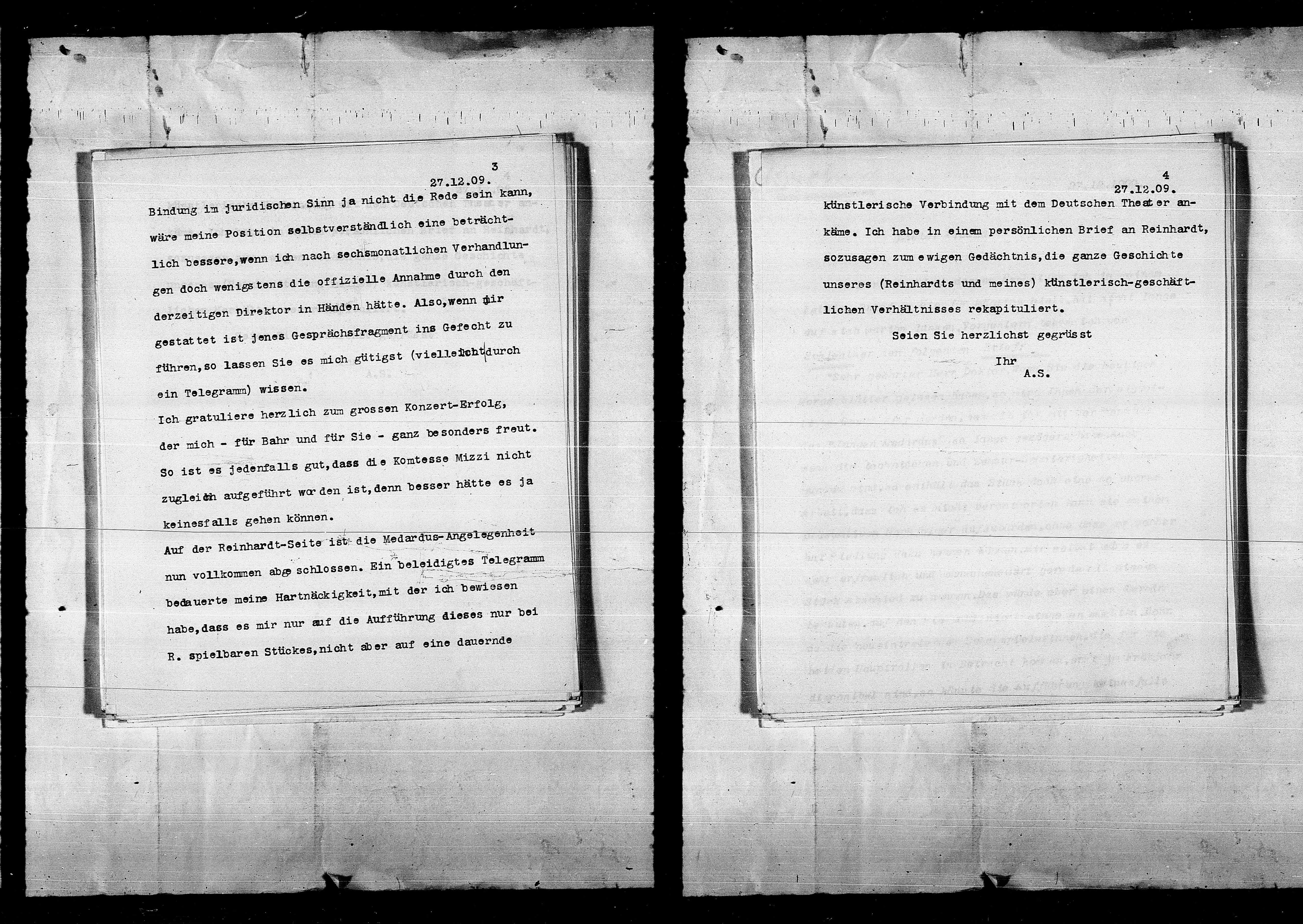 Vorschaubild für Brahm, Otto 2 AS an Brahm, Abschrift, (cont), Seite 45