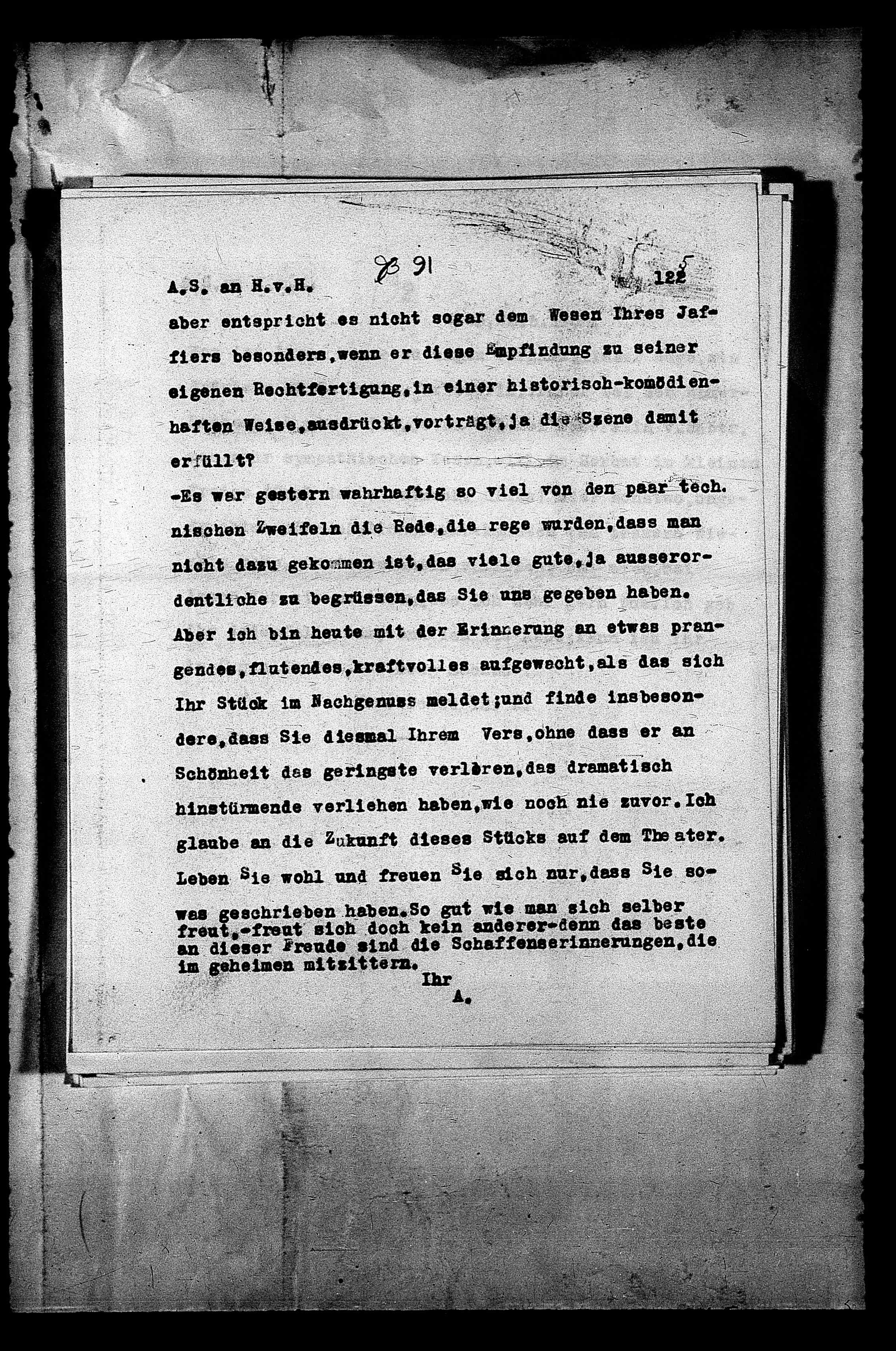 Vorschaubild für Hofmannsthal, Hugo von_AS an HvH Abschrift, HvH an AS, Originale (Mikrofilm 38), Seite 130