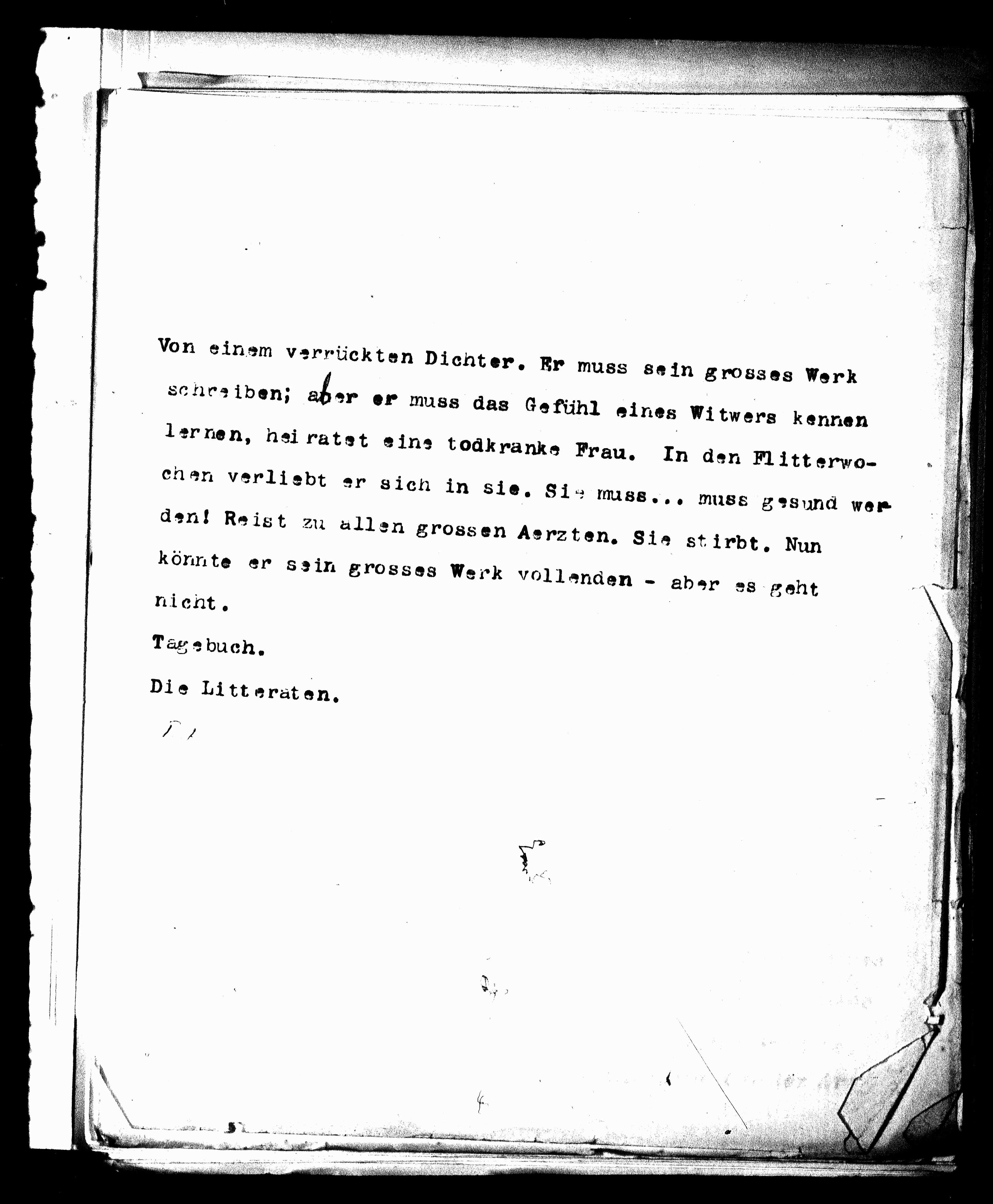 Vorschaubild für Der letzte Brief eines Literaten I, Seite 3