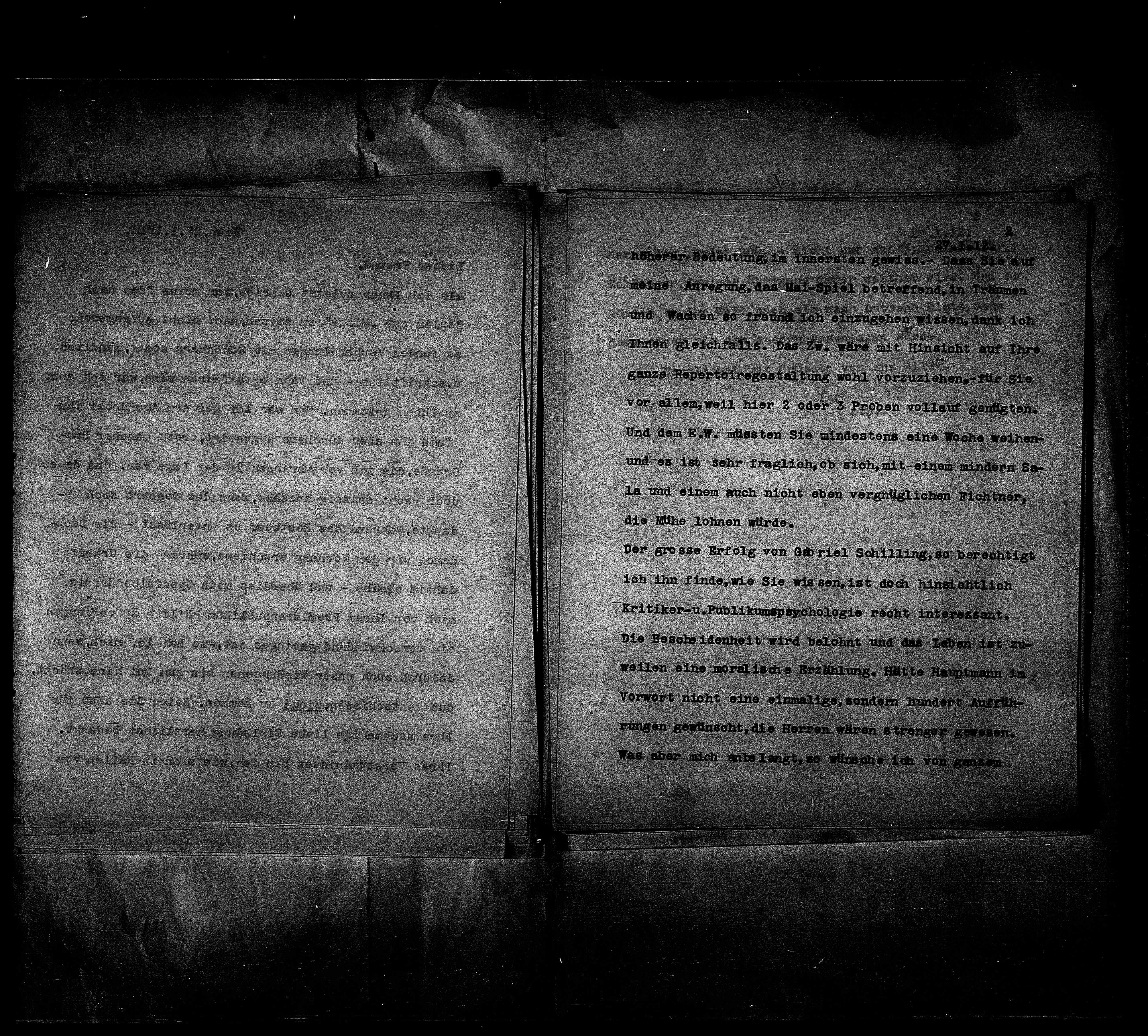 Vorschaubild für Brahm, Otto AS an Brahm, Abschrift (Mikrofilm 37), Seite 135