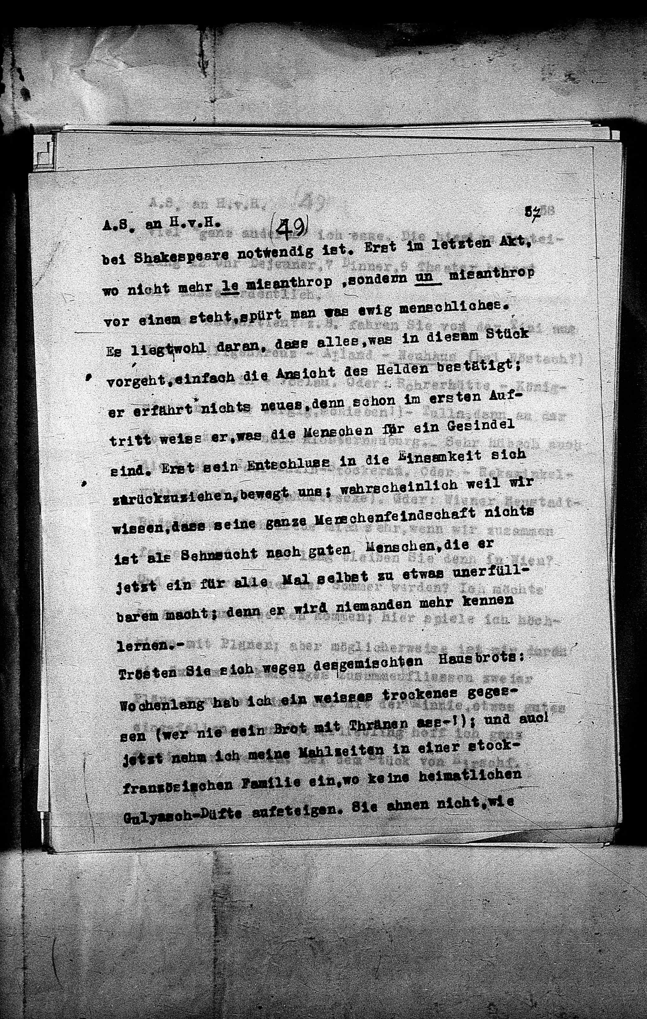 Vorschaubild für Hofmannsthal, Hugo von_AS an HvH Abschrift, HvH an AS, Originale (Mikrofilm 38), Seite 60