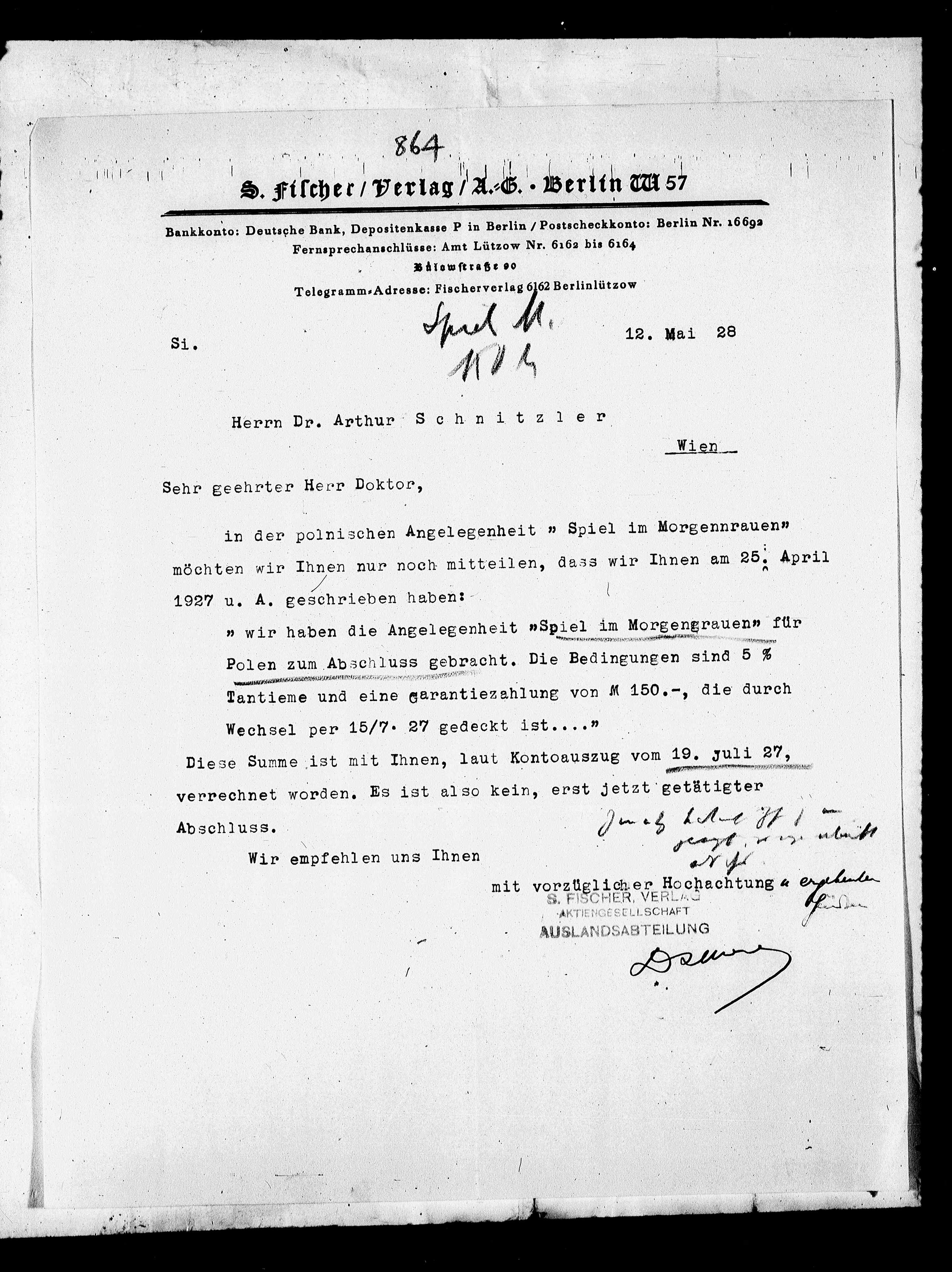 Vorschaubild für Fischer, Salomo_SF an AS 1915-1930 Originale, Seite 1024
