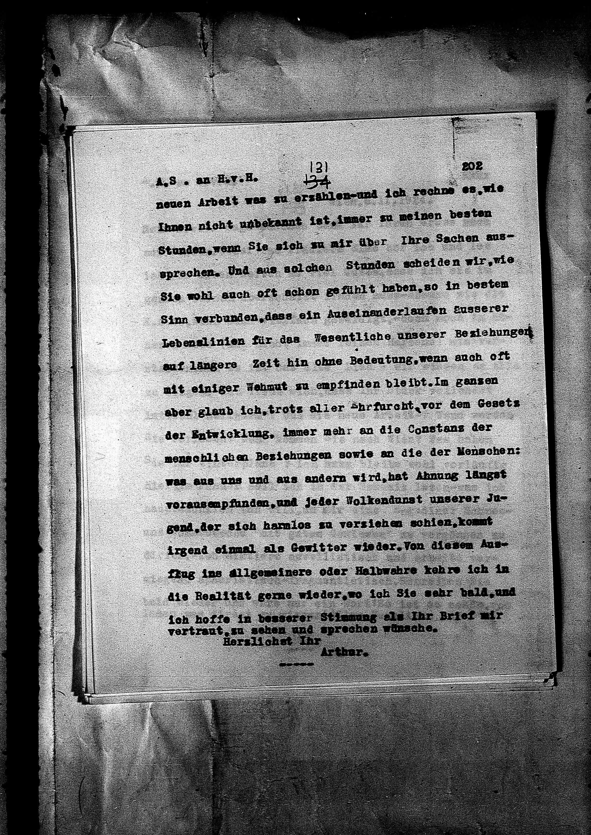 Vorschaubild für Hofmannsthal, Hugo von_AS an HvH Abschrift, HvH an AS, Originale (Mikrofilm 38), Seite 208