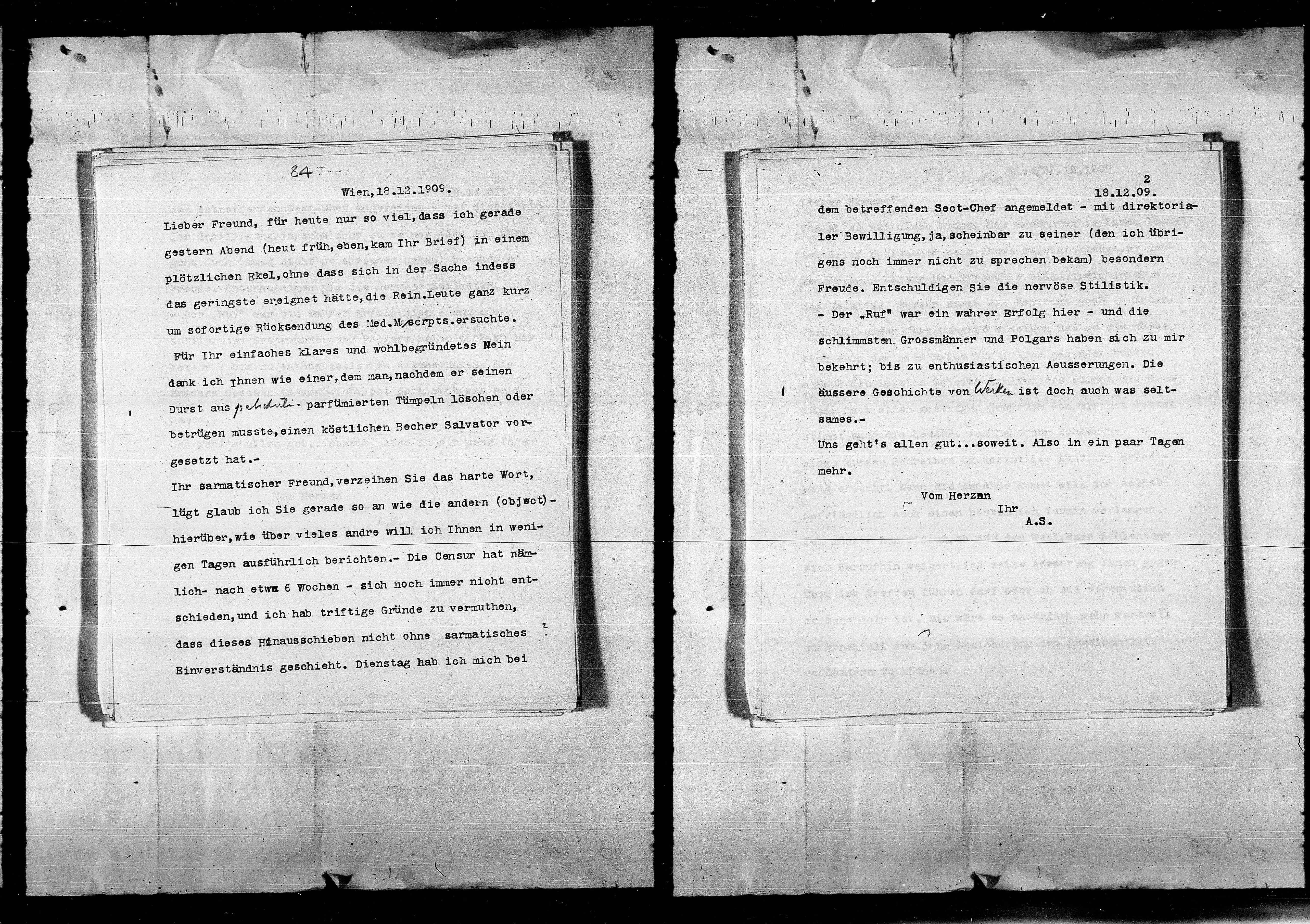 Vorschaubild für Brahm, Otto 2 AS an Brahm, Abschrift, (cont), Seite 40
