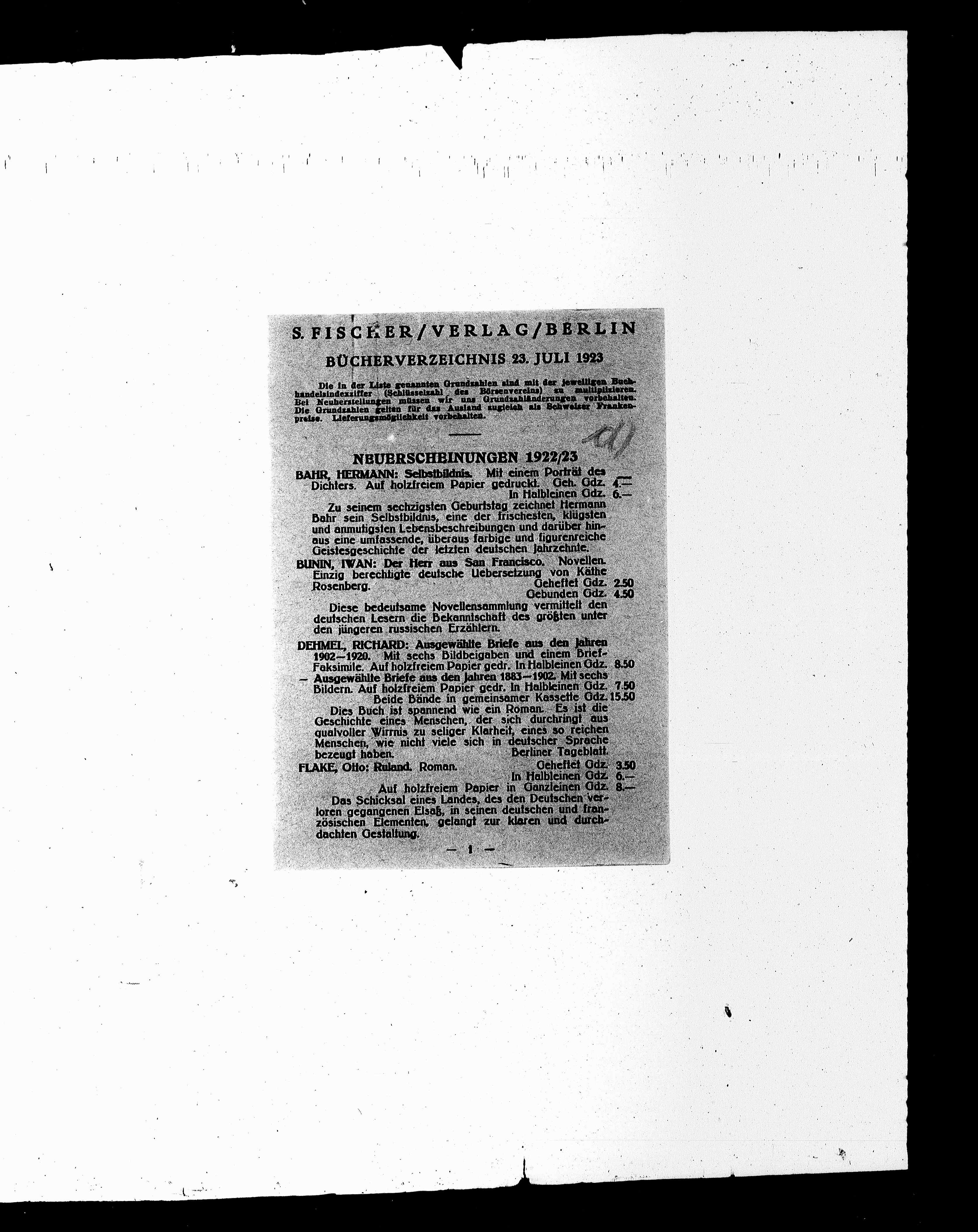 Vorschaubild für Fischer, Salomo_SF an AS 1915-1930 Originale, Seite 861
