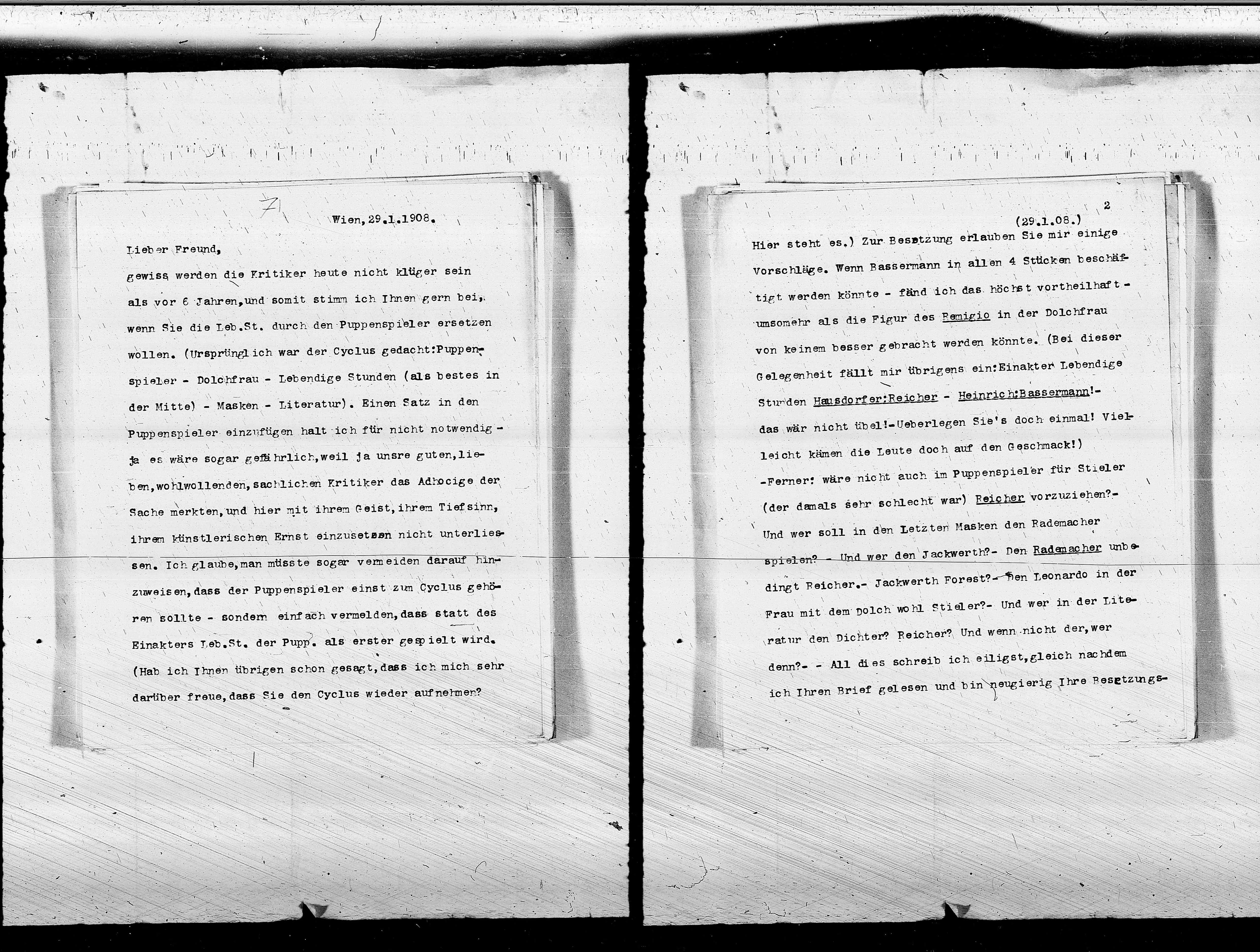 Vorschaubild für Brahm, Otto 2 AS an Brahm, Abschrift, (cont), Seite 18