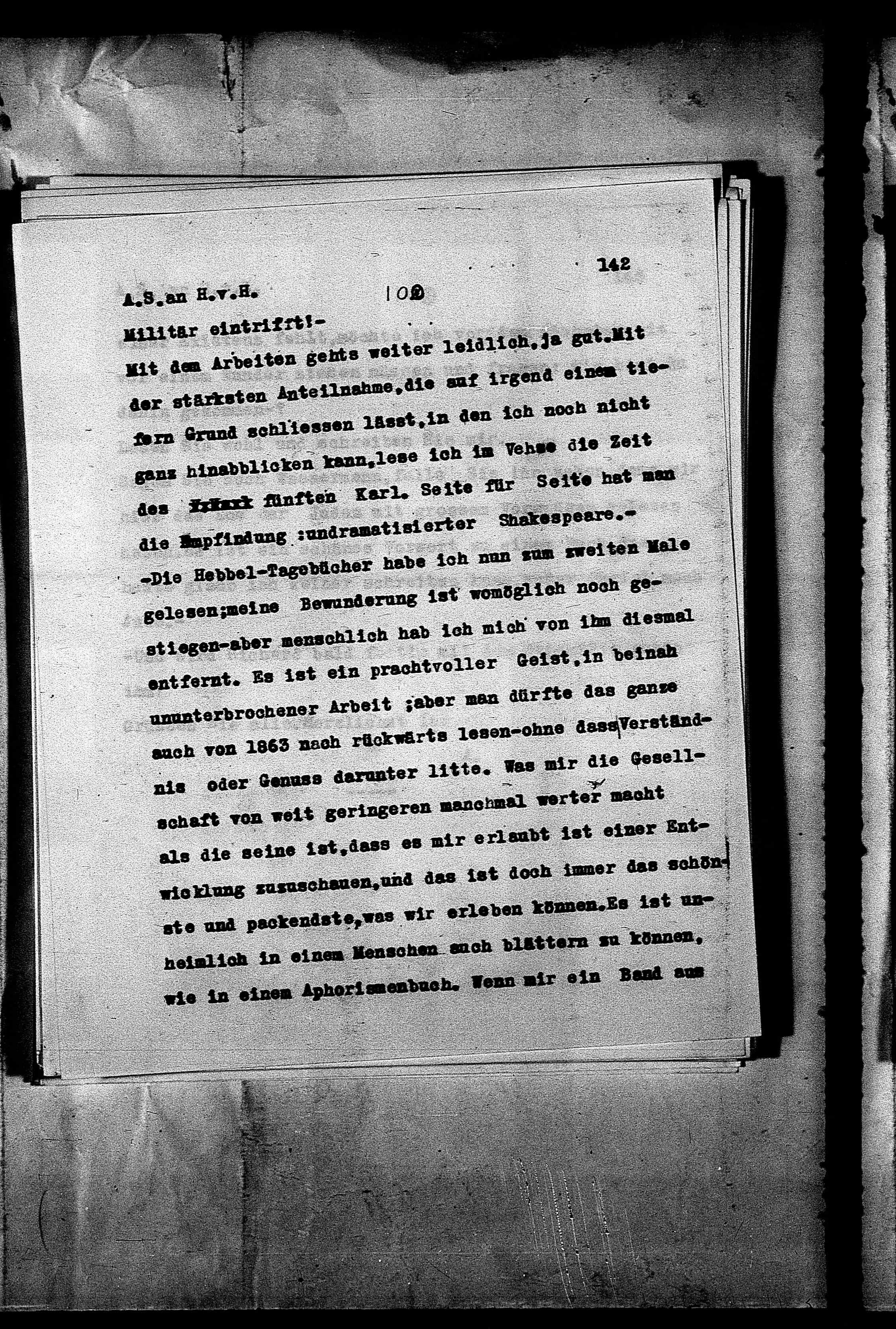 Vorschaubild für Hofmannsthal, Hugo von_AS an HvH Abschrift, HvH an AS, Originale (Mikrofilm 38), Seite 148
