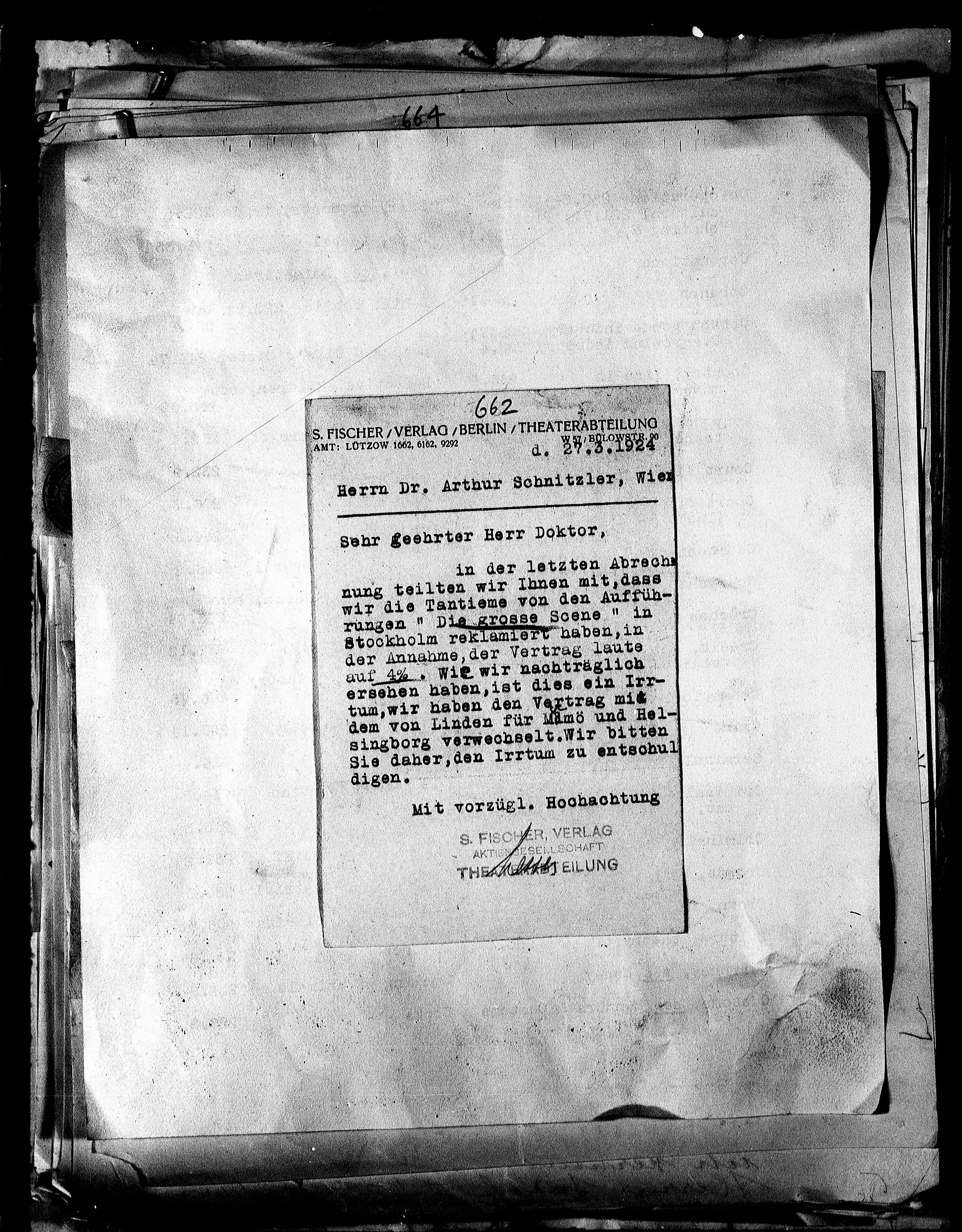 Vorschaubild für Fischer, Salomo_SF an AS 1915-1930 Originale, Seite 724