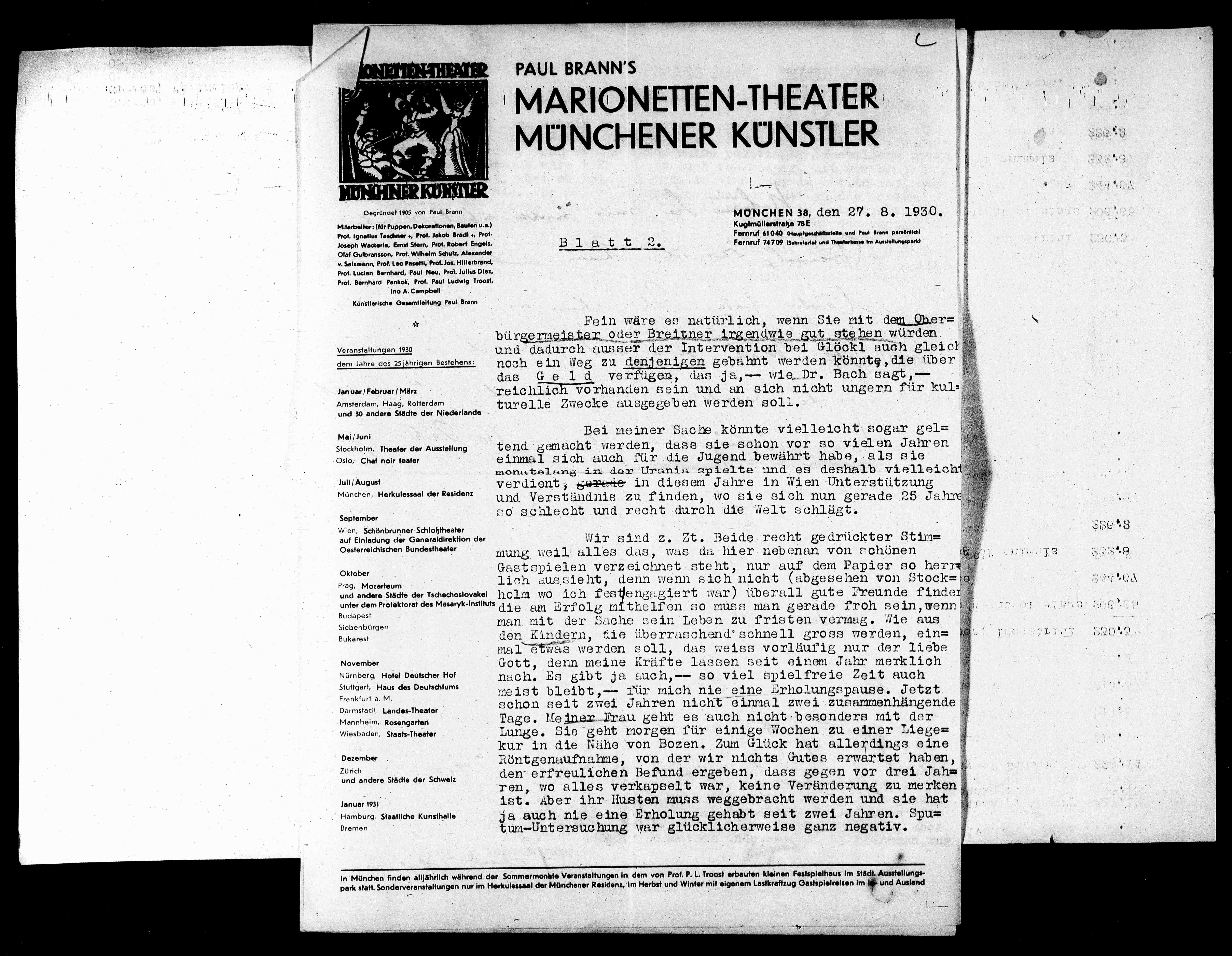Vorschaubild für Brann, Paul (Marionettentheater) Rechte bis 2026, Seite 11