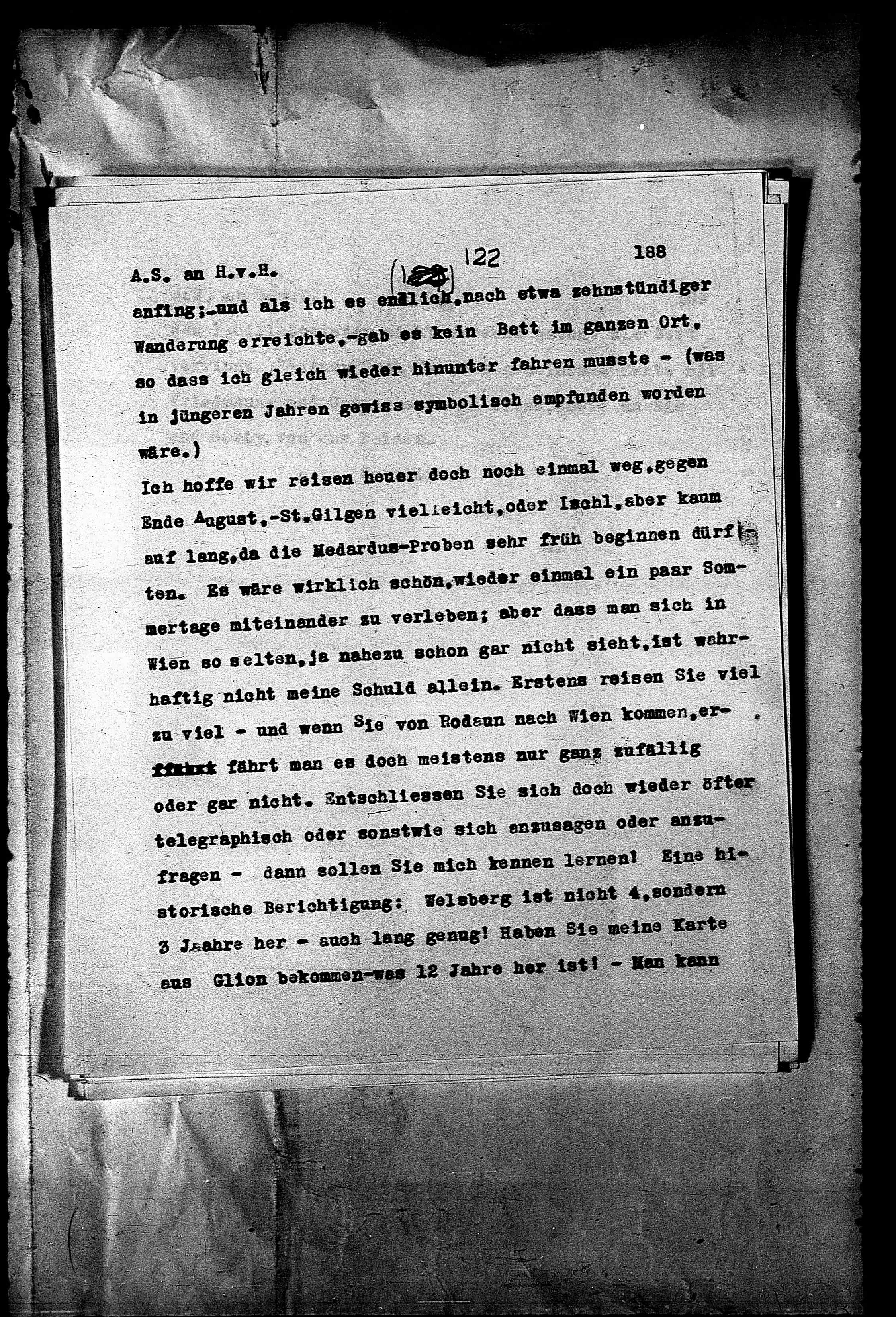 Vorschaubild für Hofmannsthal, Hugo von_AS an HvH Abschrift, HvH an AS, Originale (Mikrofilm 38), Seite 194