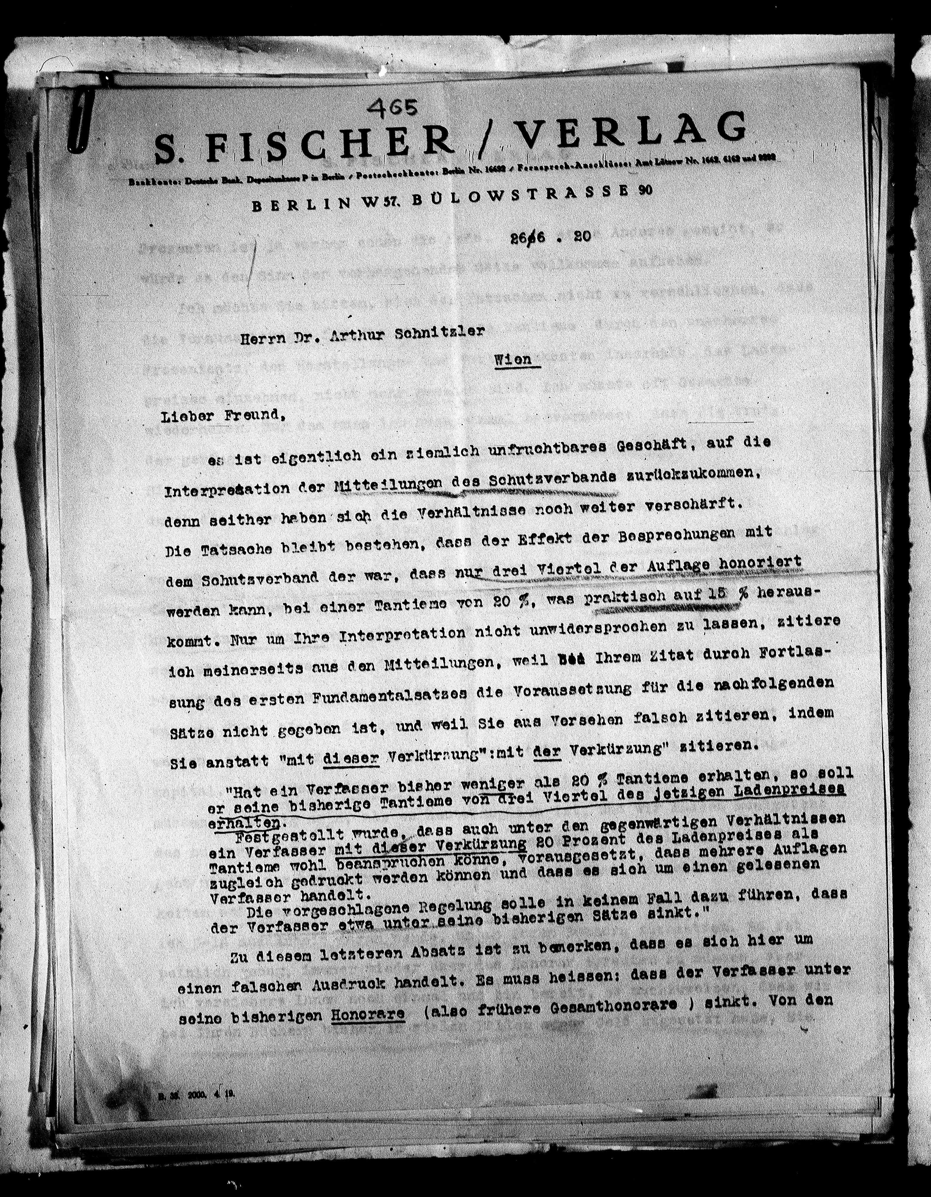 Vorschaubild für Fischer, Salomo_SF an AS 1915-1930 Originale, Seite 279