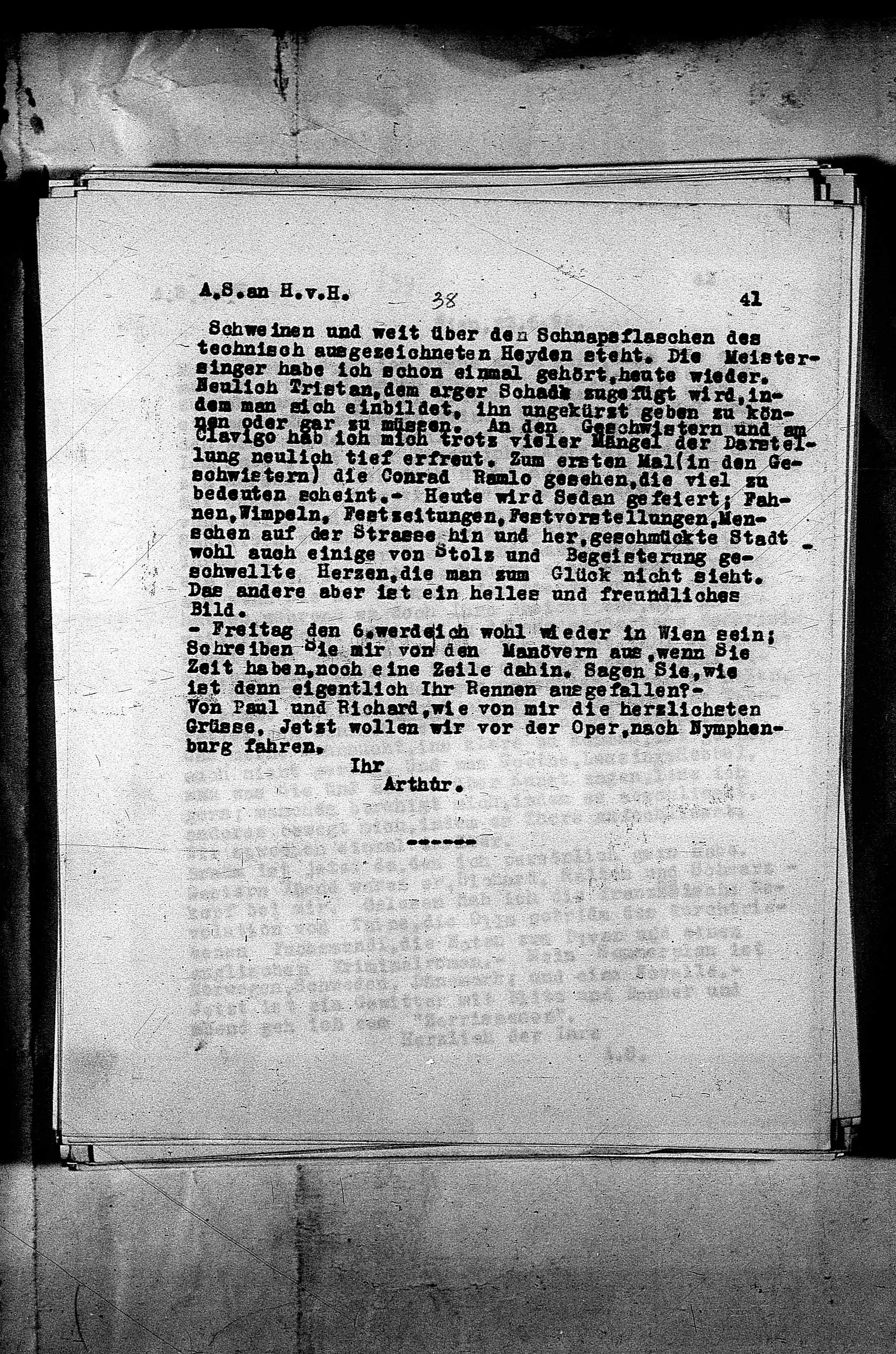 Vorschaubild für Hofmannsthal, Hugo von_AS an HvH Abschrift, HvH an AS, Originale (Mikrofilm 38), Seite 44