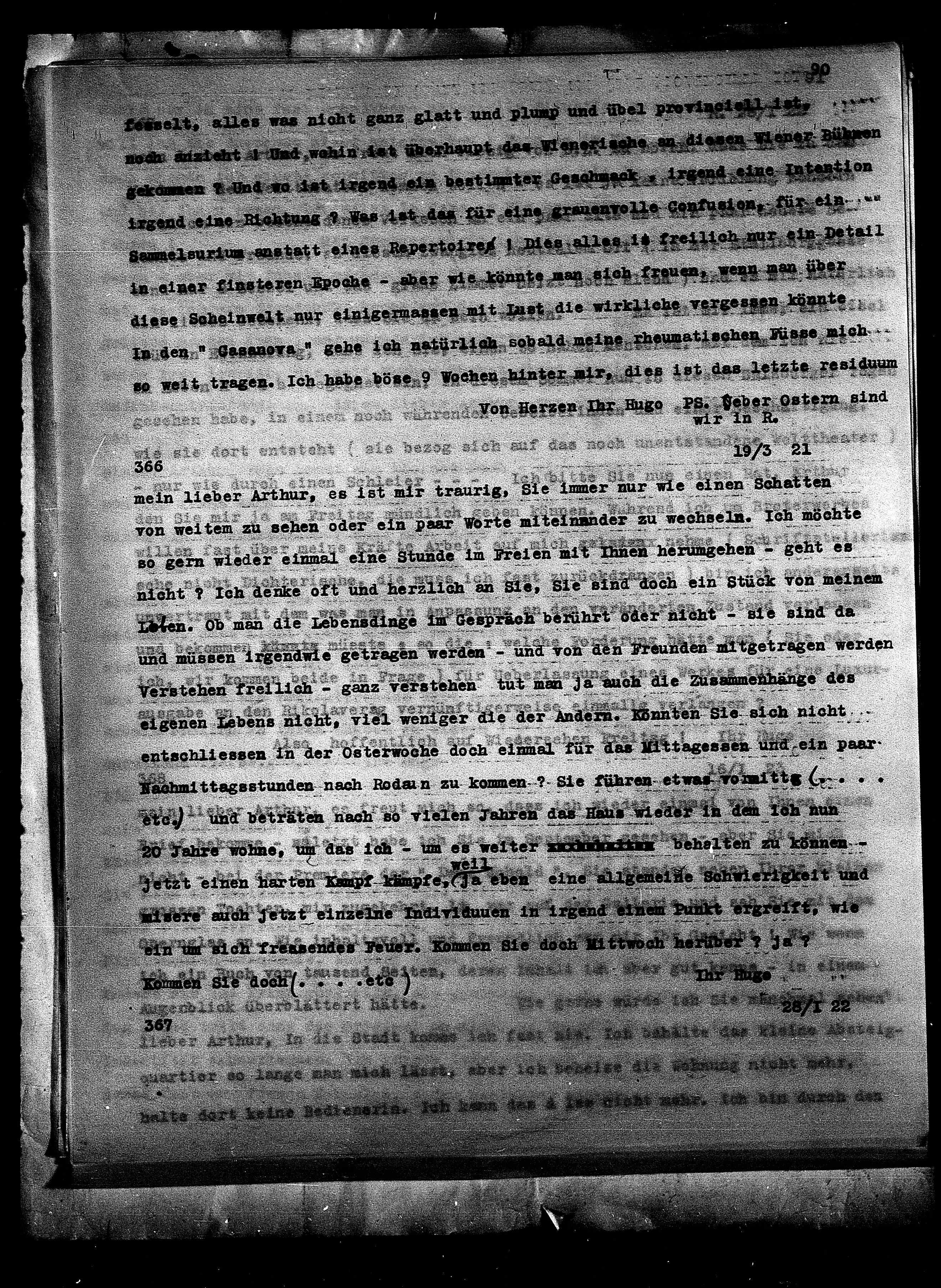 Vorschaubild für Hofmannsthal, Hugo von_3 an AS, Abschrift, Seite 97