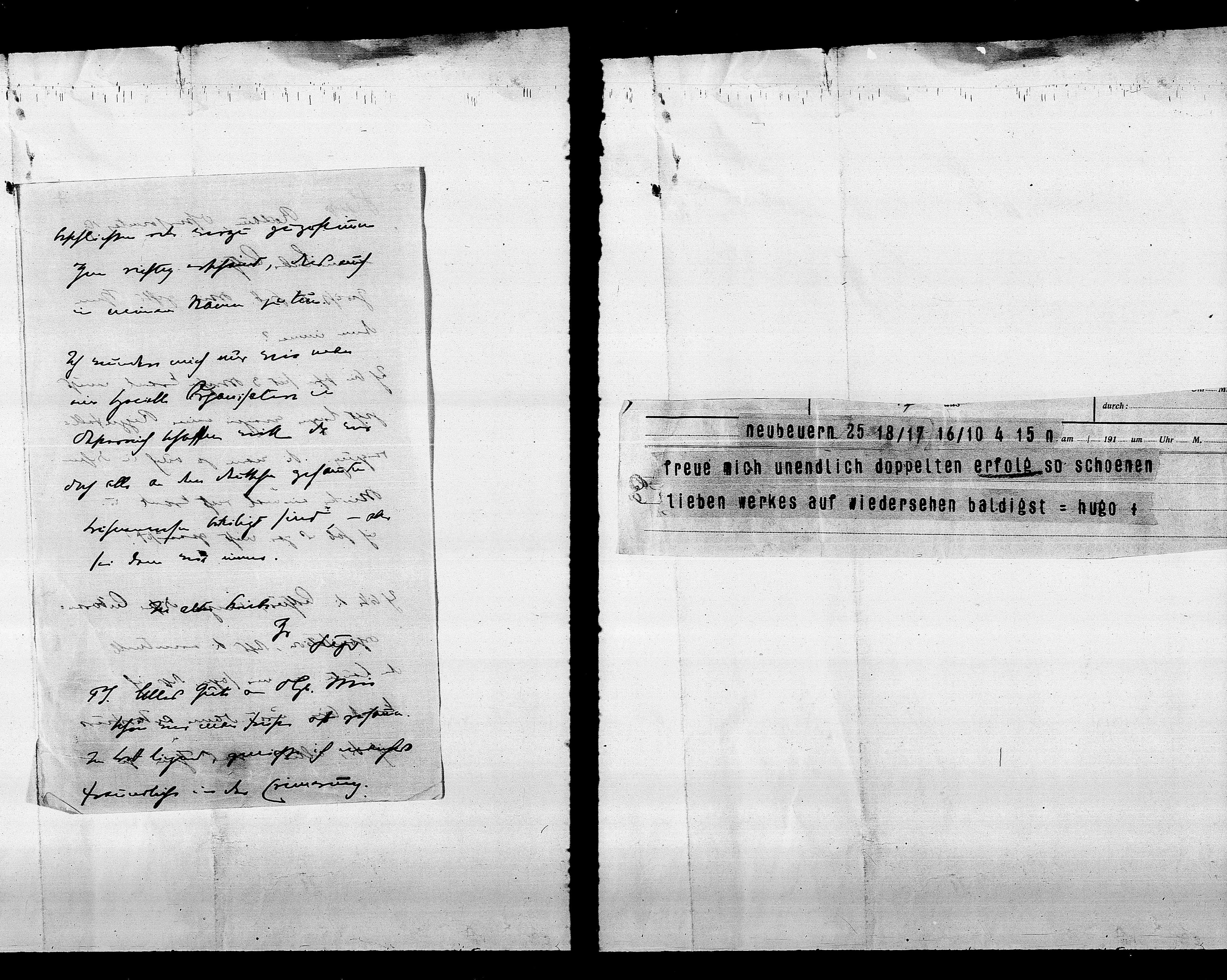 Vorschaubild für Hofmannsthal, Hugo von_2 (I) Originale, Seite 3