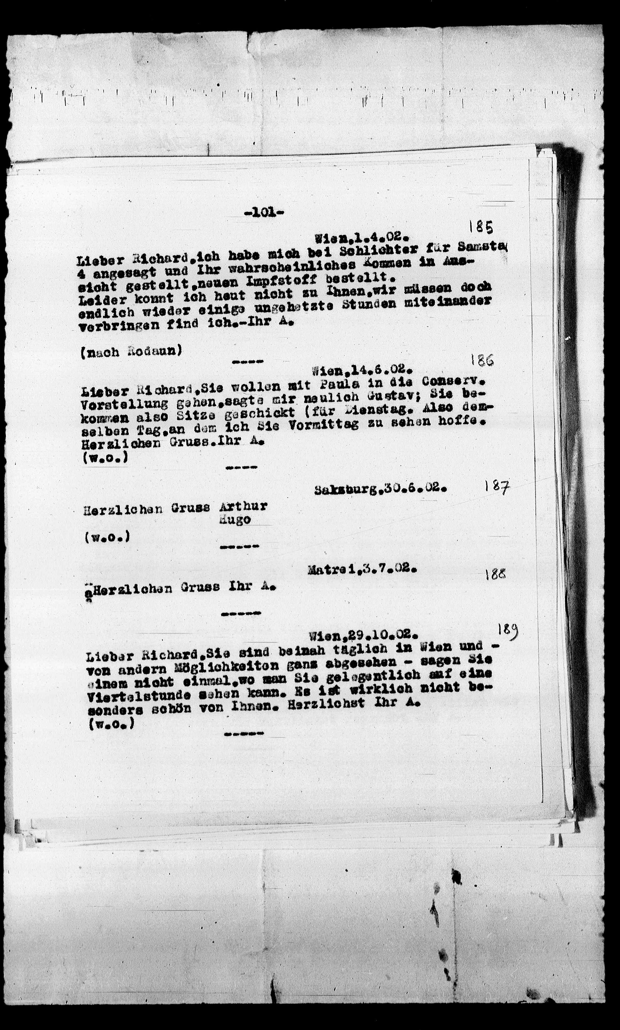 Vorschaubild für Beer-Hofmann, Richard_8.1 Abschrift AS an BH, Seite 108