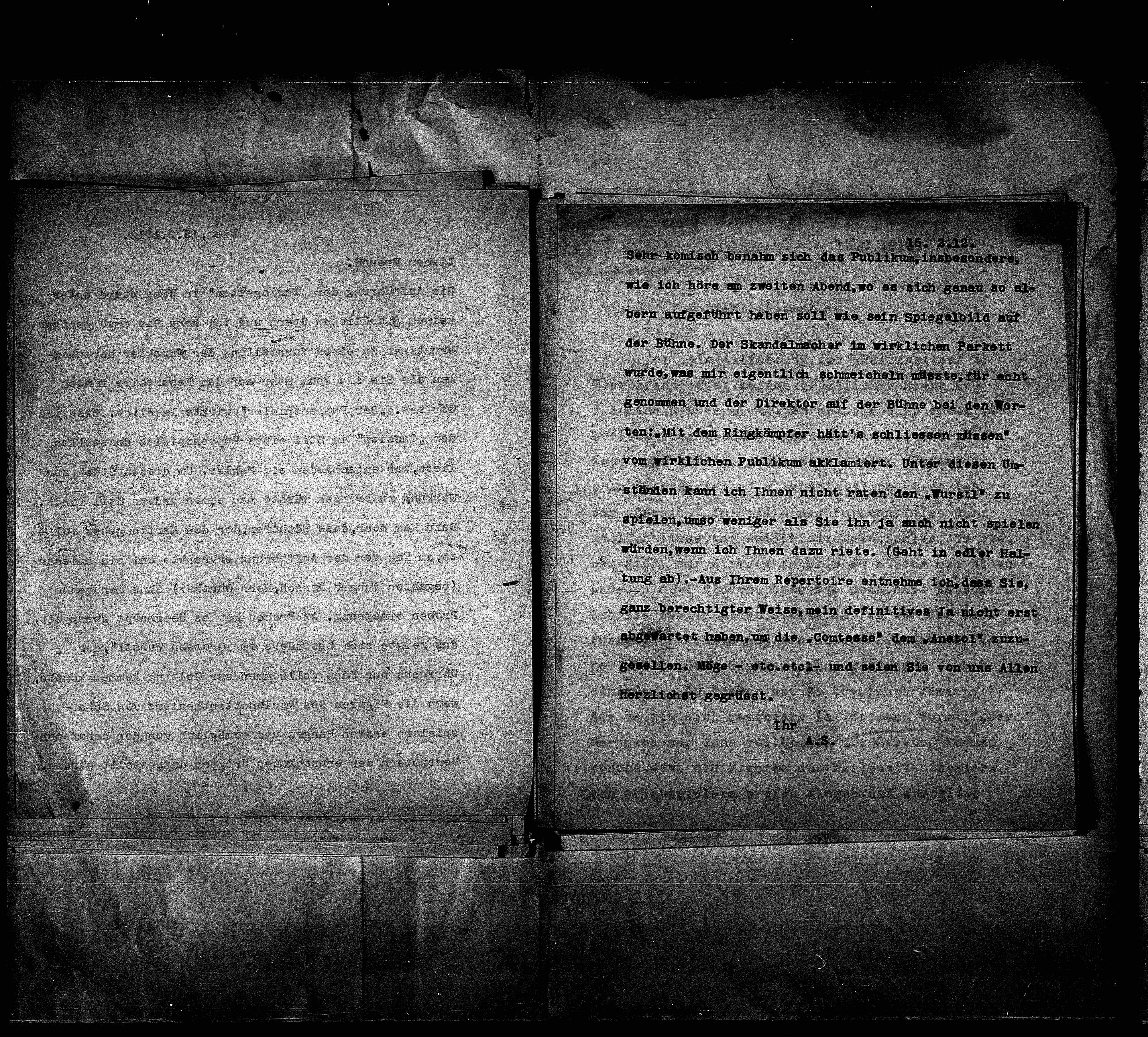 Vorschaubild für Brahm, Otto AS an Brahm, Abschrift (Mikrofilm 37), Seite 140