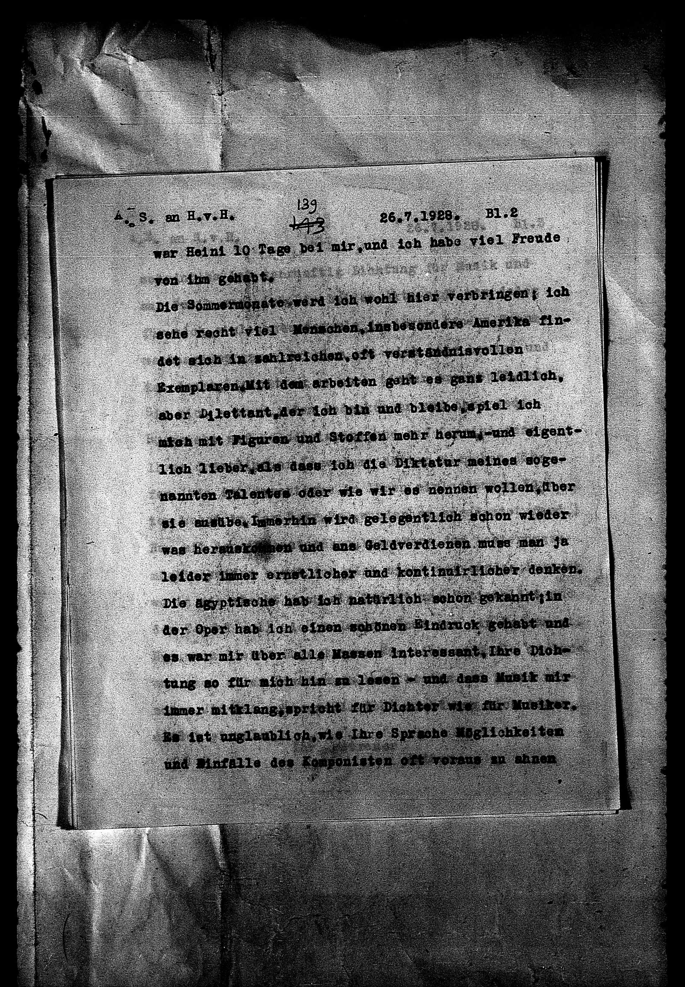 Vorschaubild für Hofmannsthal, Hugo von_AS an HvH Abschrift, HvH an AS, Originale (Mikrofilm 38), Seite 219