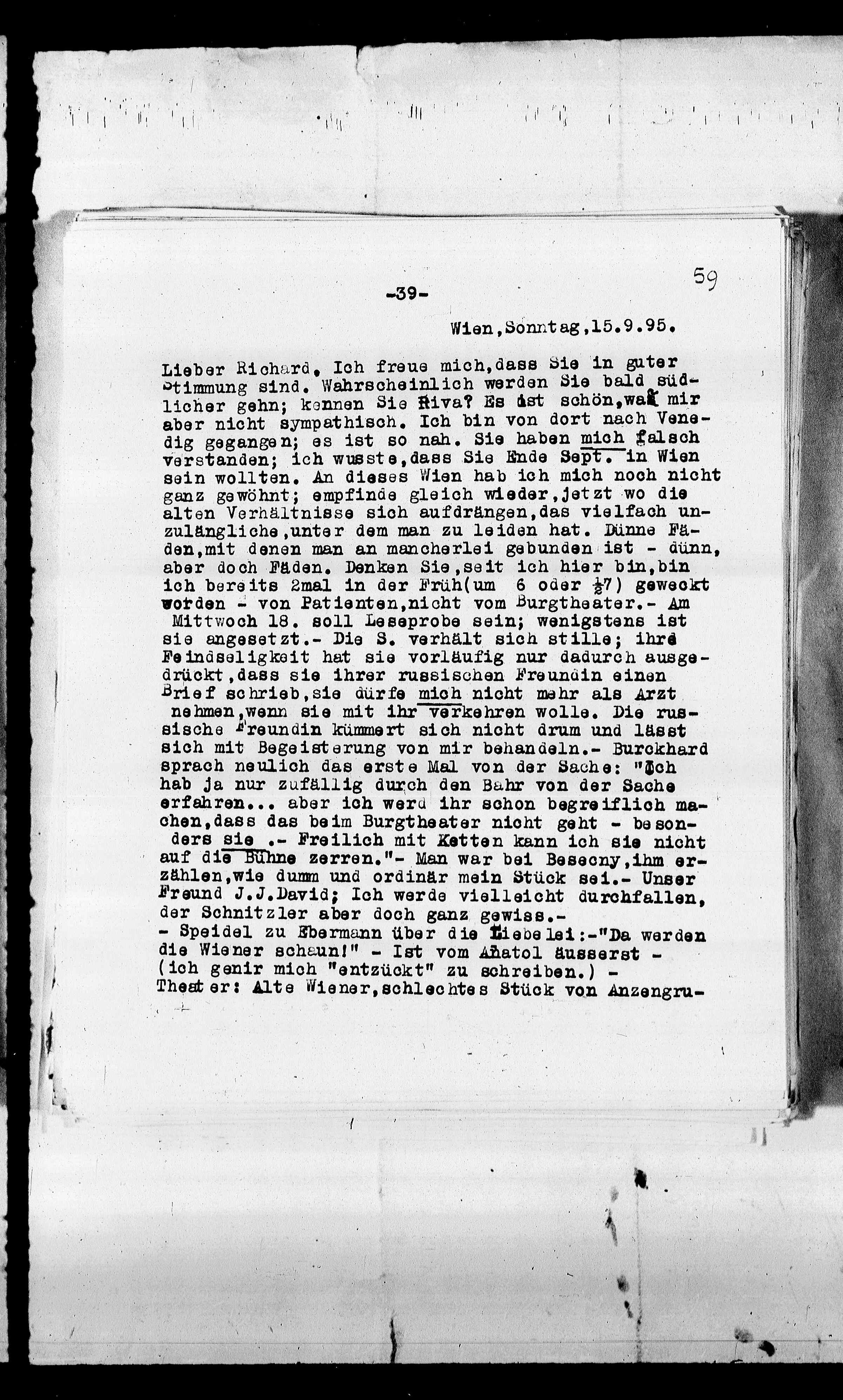 Vorschaubild für Beer-Hofmann, Richard_8.1 Abschrift AS an BH, Seite 43