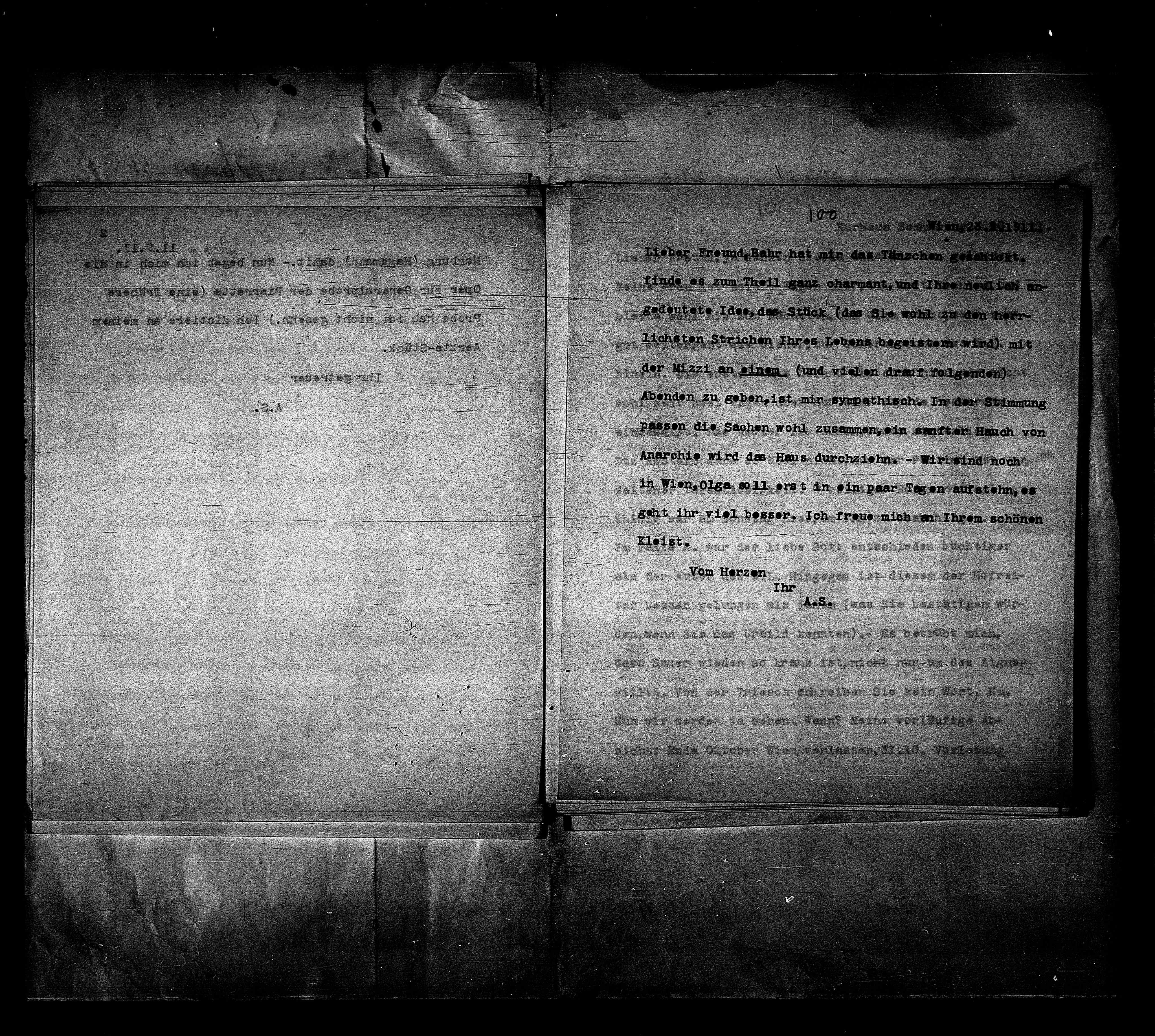 Vorschaubild für Brahm, Otto AS an Brahm, Abschrift (Mikrofilm 37), Seite 124