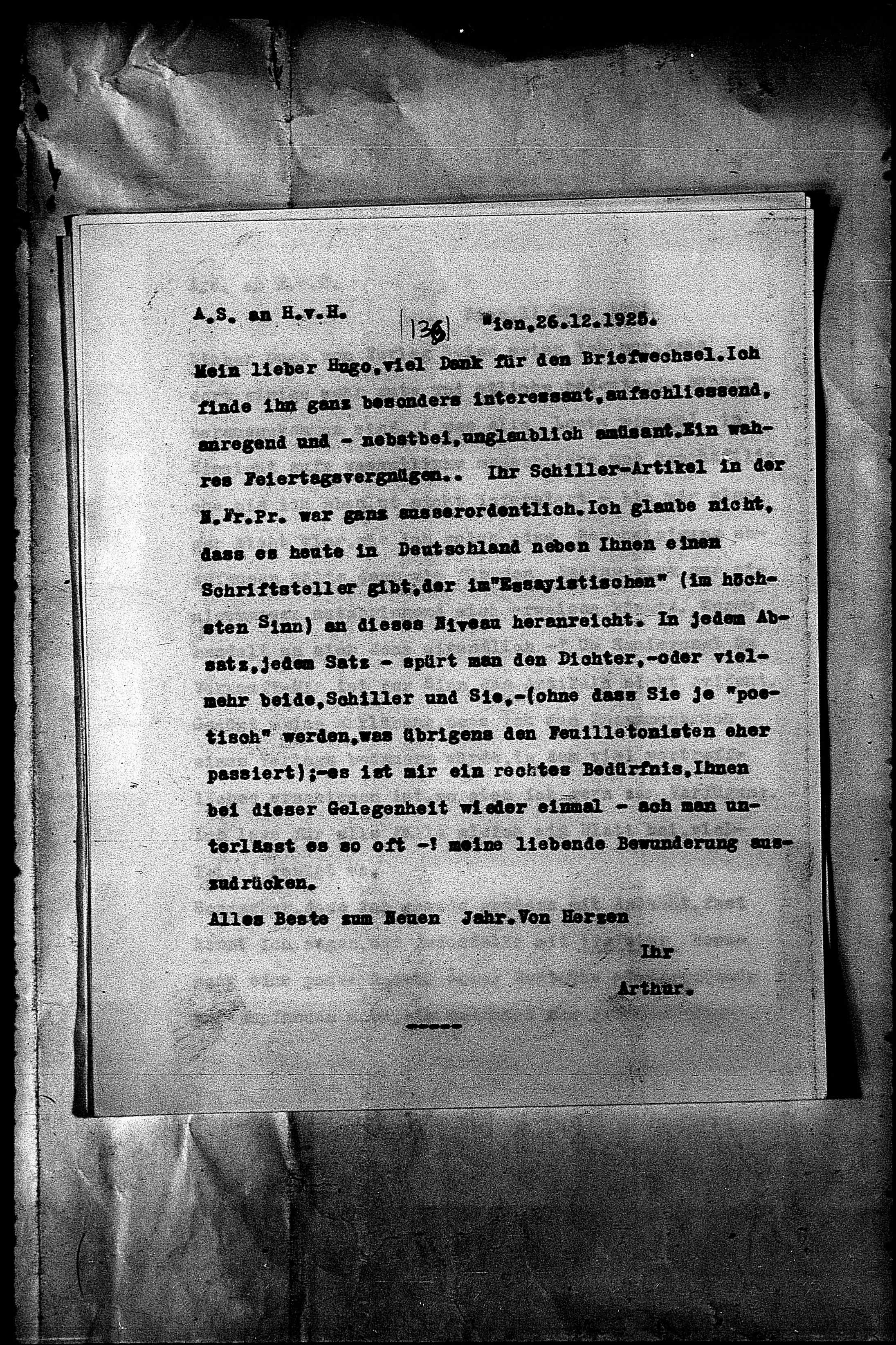 Vorschaubild für Hofmannsthal, Hugo von_AS an HvH Abschrift, HvH an AS, Originale (Mikrofilm 38), Seite 214