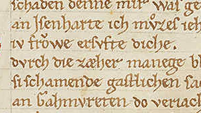 Parzival (St. Gallen, Stiftsbibliothek, Cod. 857), about 1260