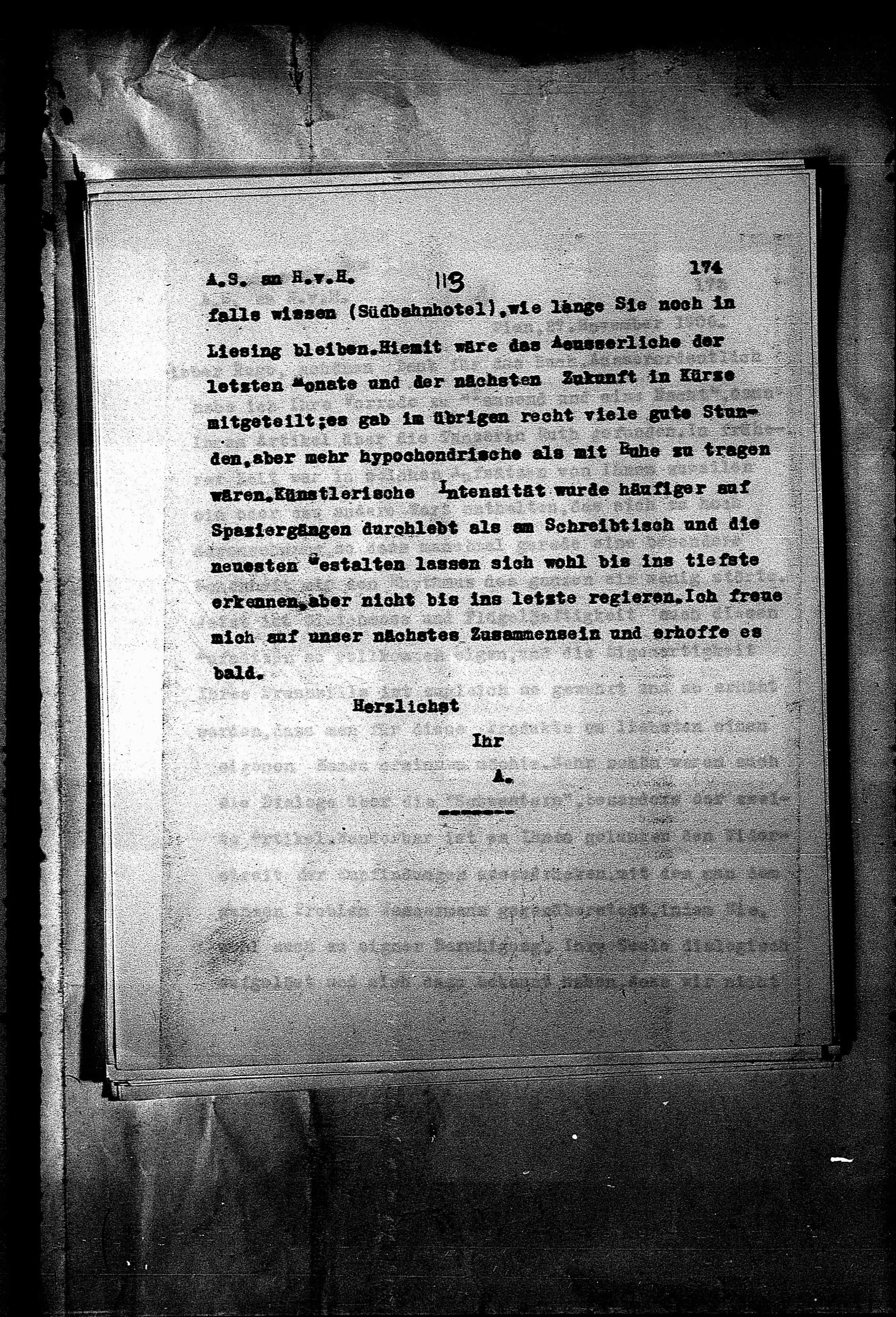 Vorschaubild für Hofmannsthal, Hugo von_AS an HvH Abschrift, HvH an AS, Originale (Mikrofilm 38), Seite 180